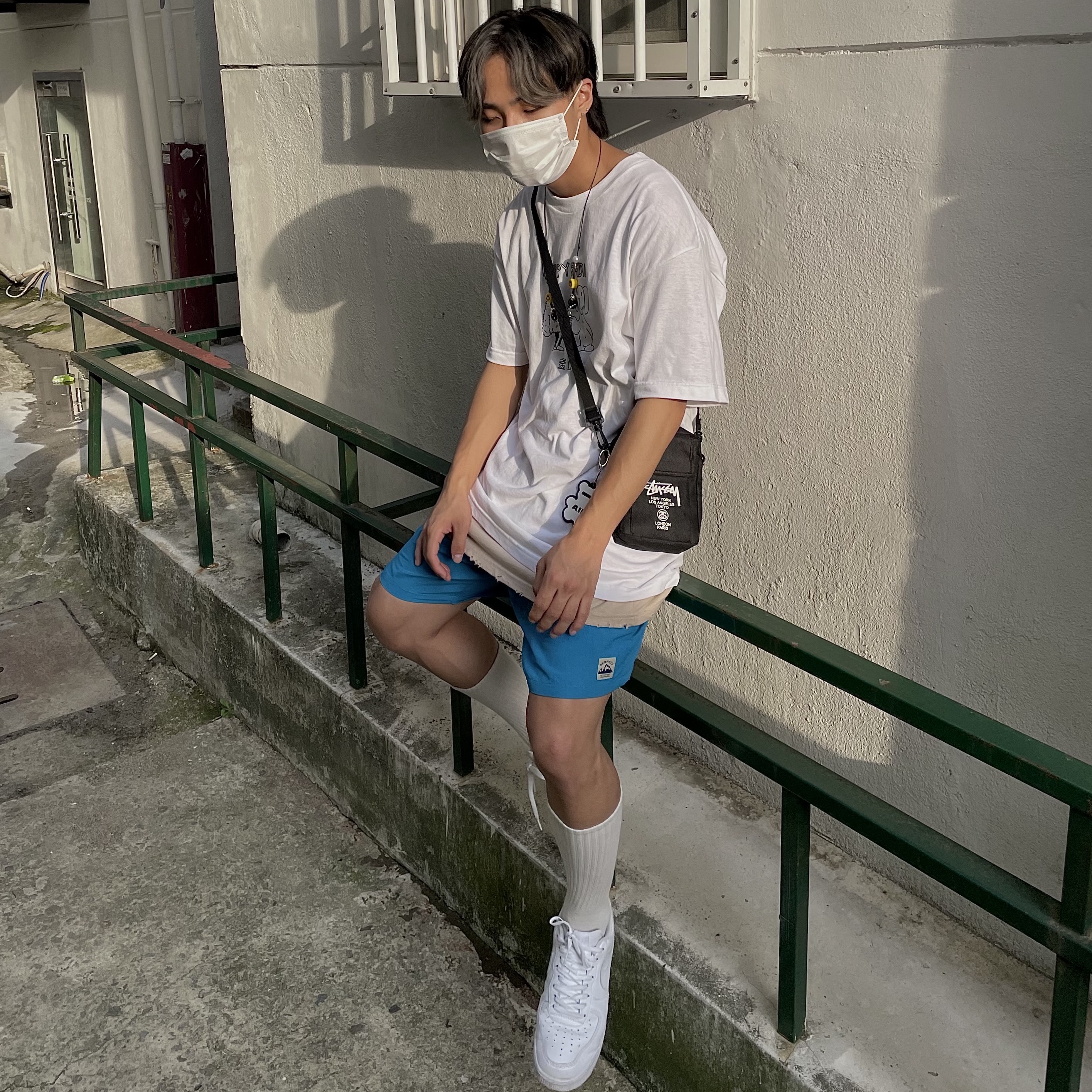 Nike Air Force 1 '07 Low White 착용 스타일