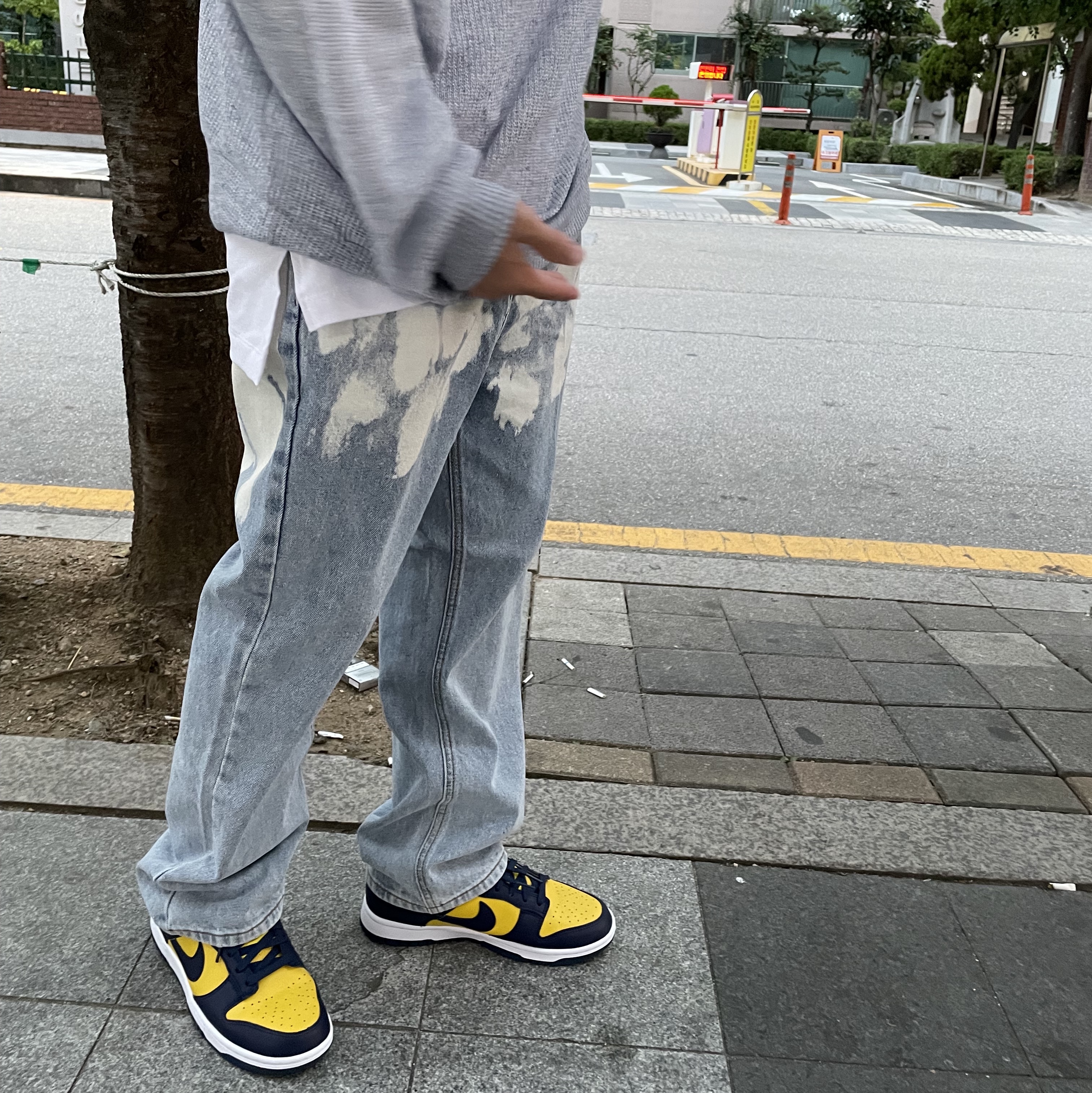 Nike Dunk Low Retro Varsity Maize 착용 스타일 - 5