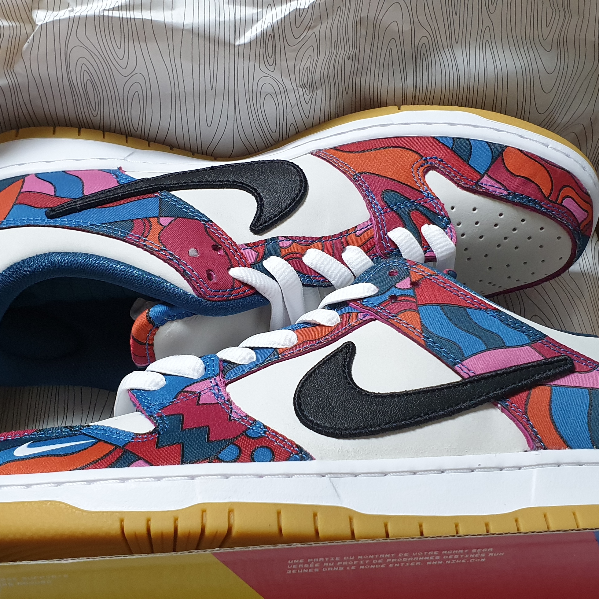 Nike x Parra SB Dunk Low Pro Abstract Art 착용 스타일 - 2