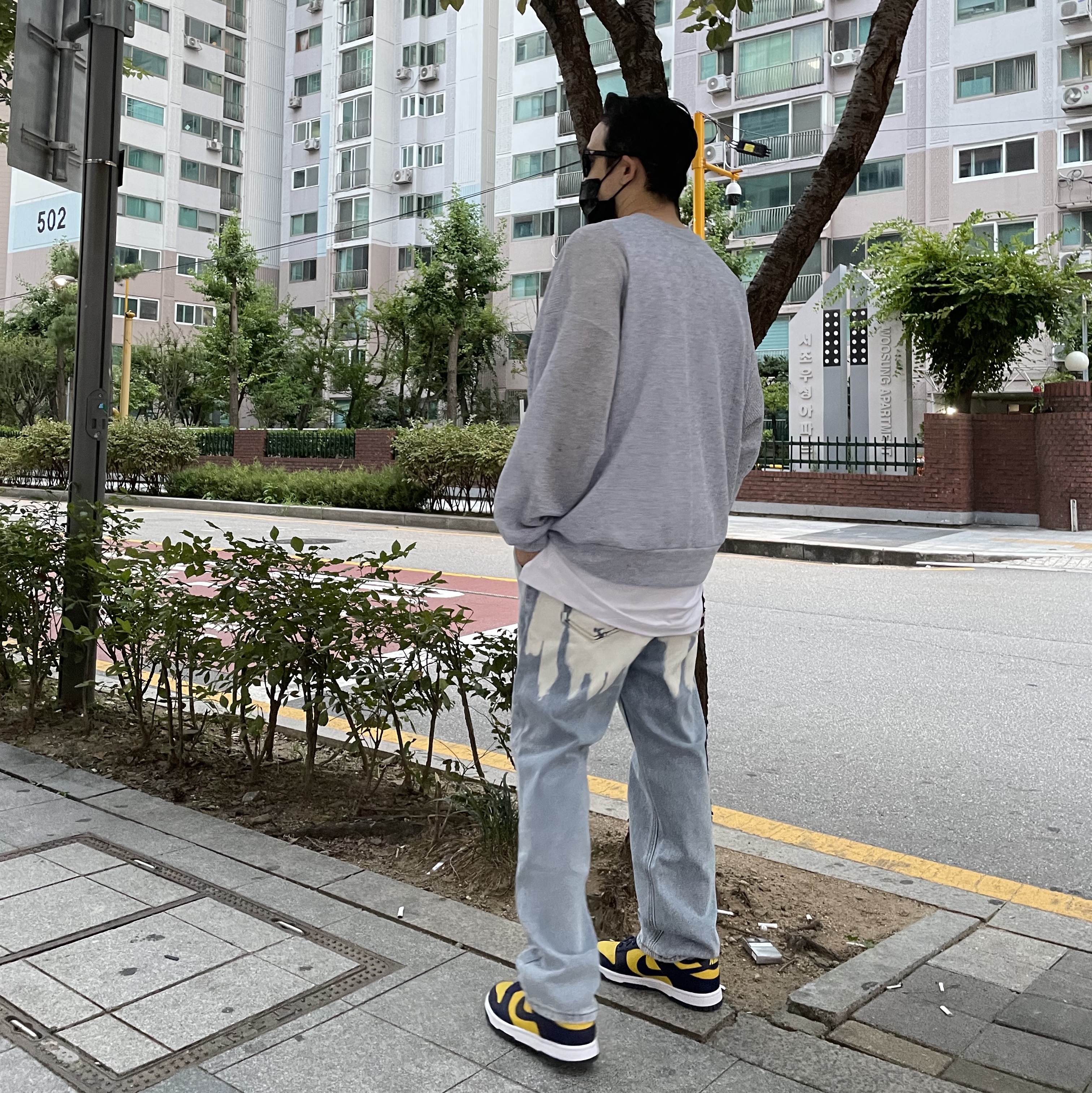 Nike Dunk Low Retro Varsity Maize 착용 스타일 - 1