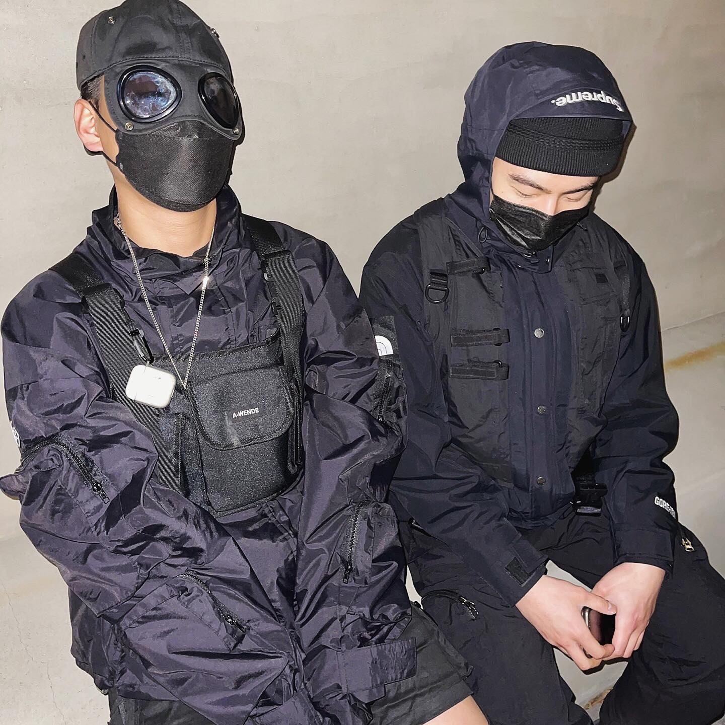 Supreme x The North Face RTG Jacket + Vest Black - 20SS 착용 스타일