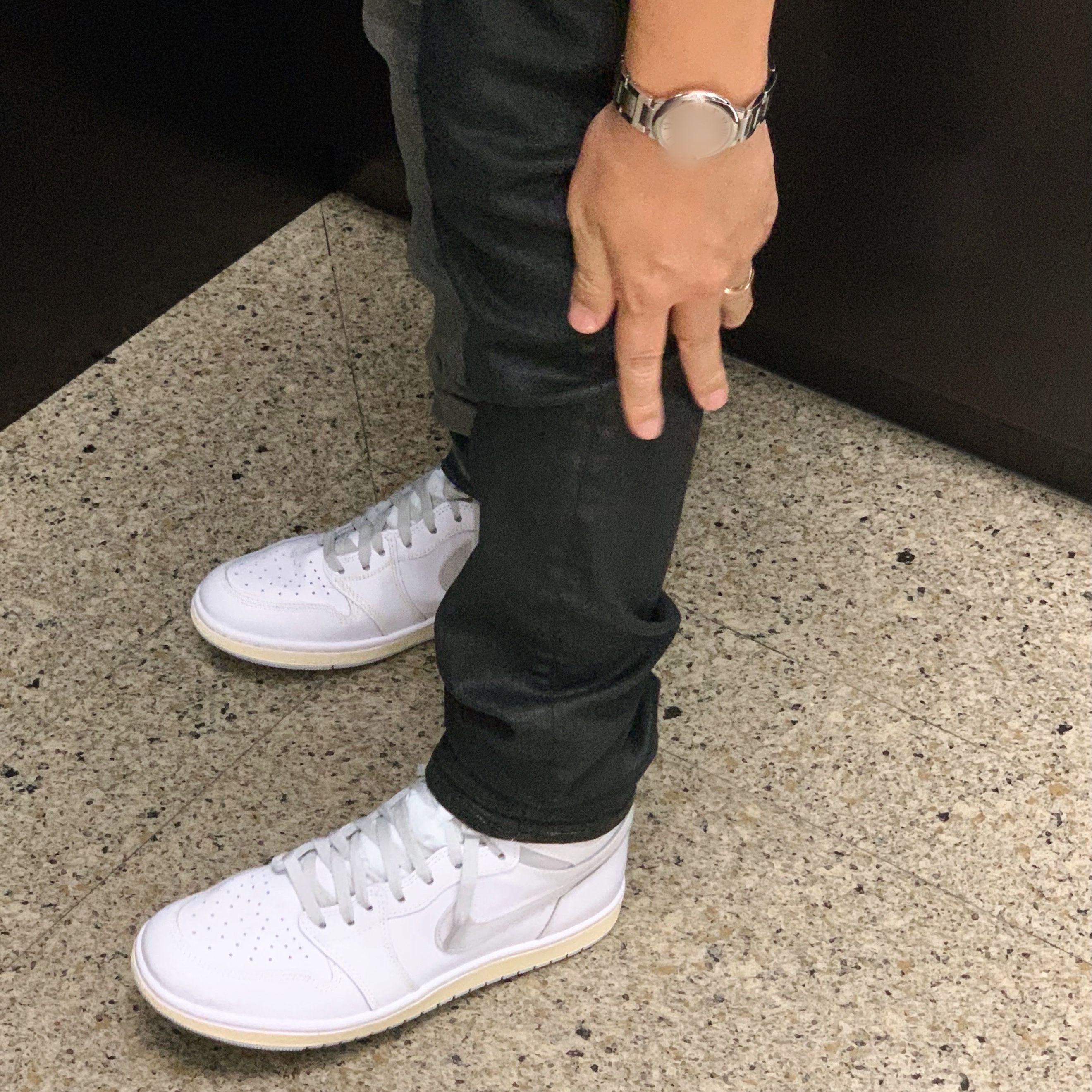 Jordan 1 High 85 Neutral Grey 착용 스타일 - 2