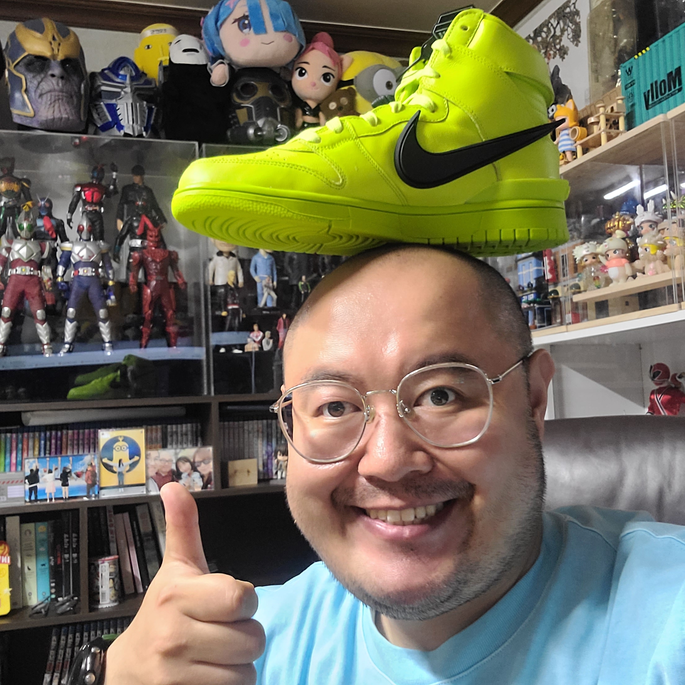 Nike x Ambush Dunk High Flash Lime 착용 스타일 - 5