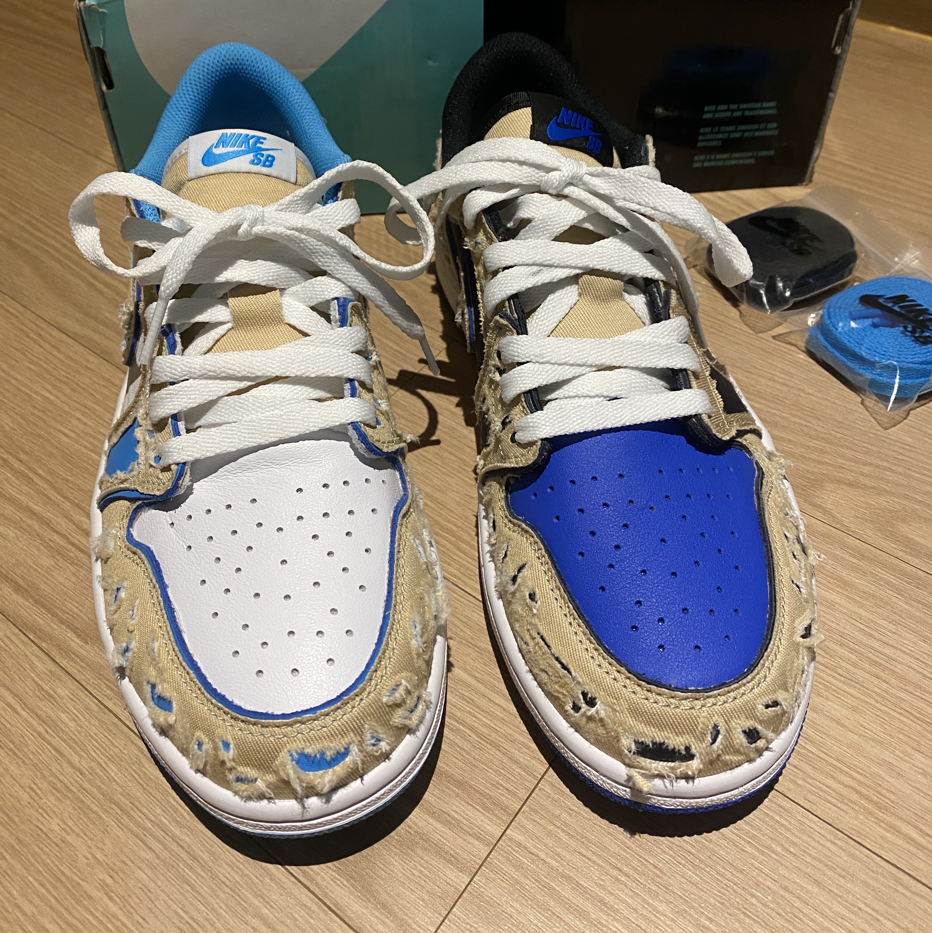 Jordan 1 x Lance Mountain Low SB QS Desert Ore 착용 스타일 - 4