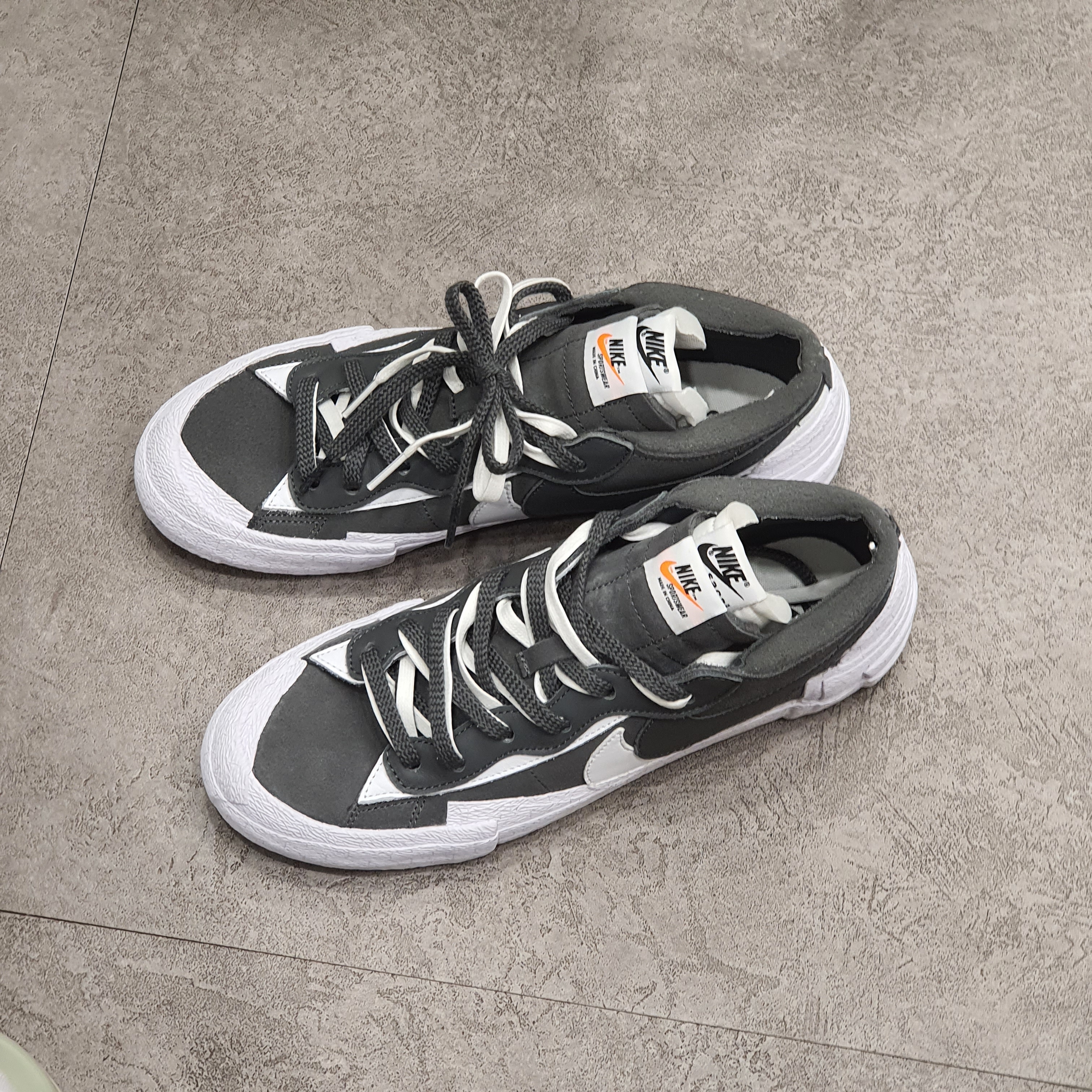 Nike x Sacai Blazer Low Iron Grey 착용 스타일