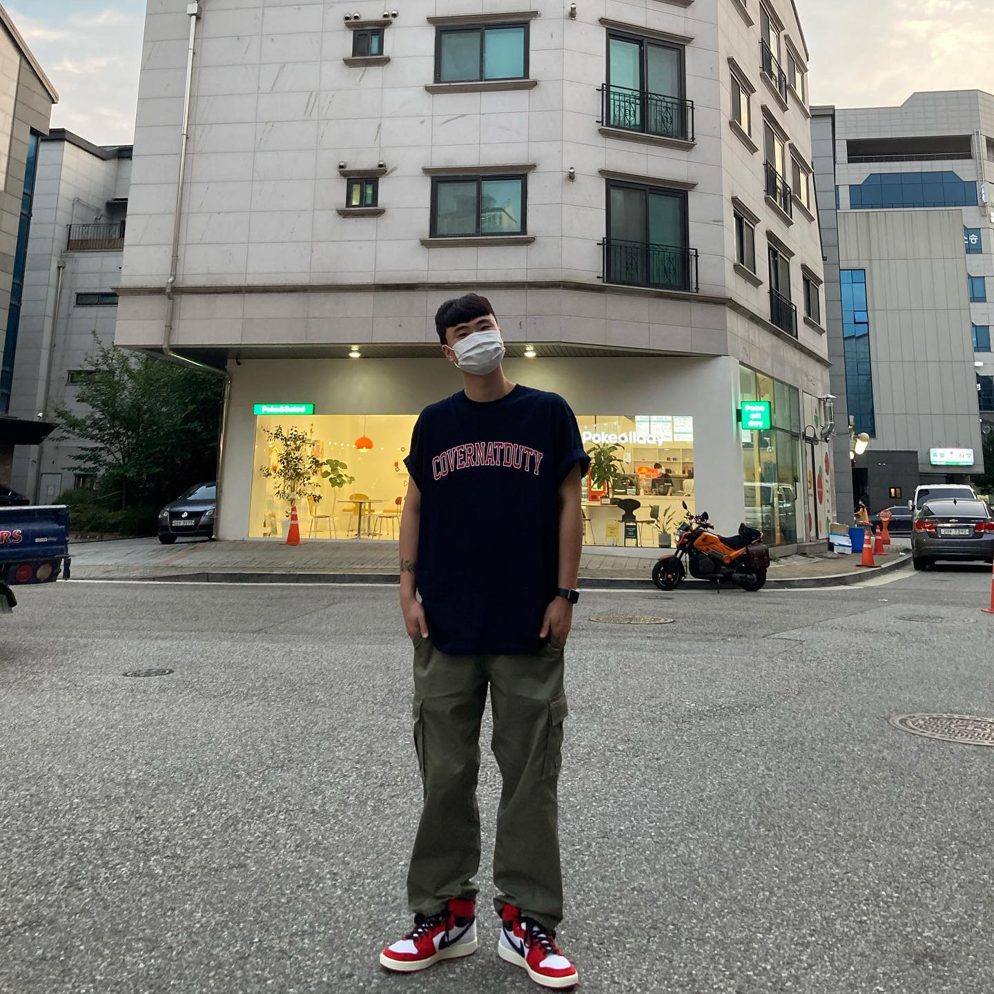 Jordan 1 KO Chicago 2021 착용 스타일 - 1
