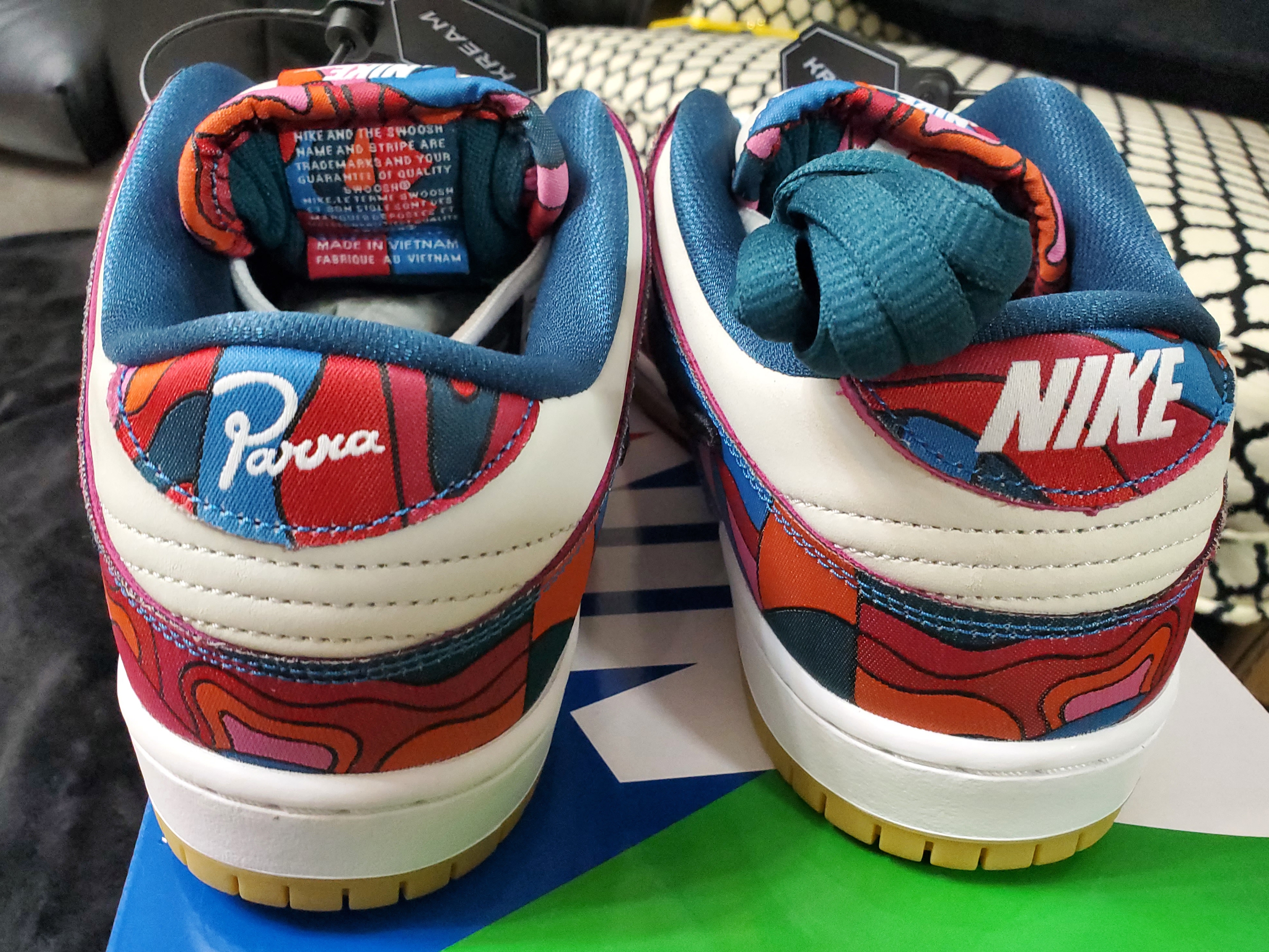 Nike x Parra SB Dunk Low Pro Abstract Art 착용 스타일 - 3