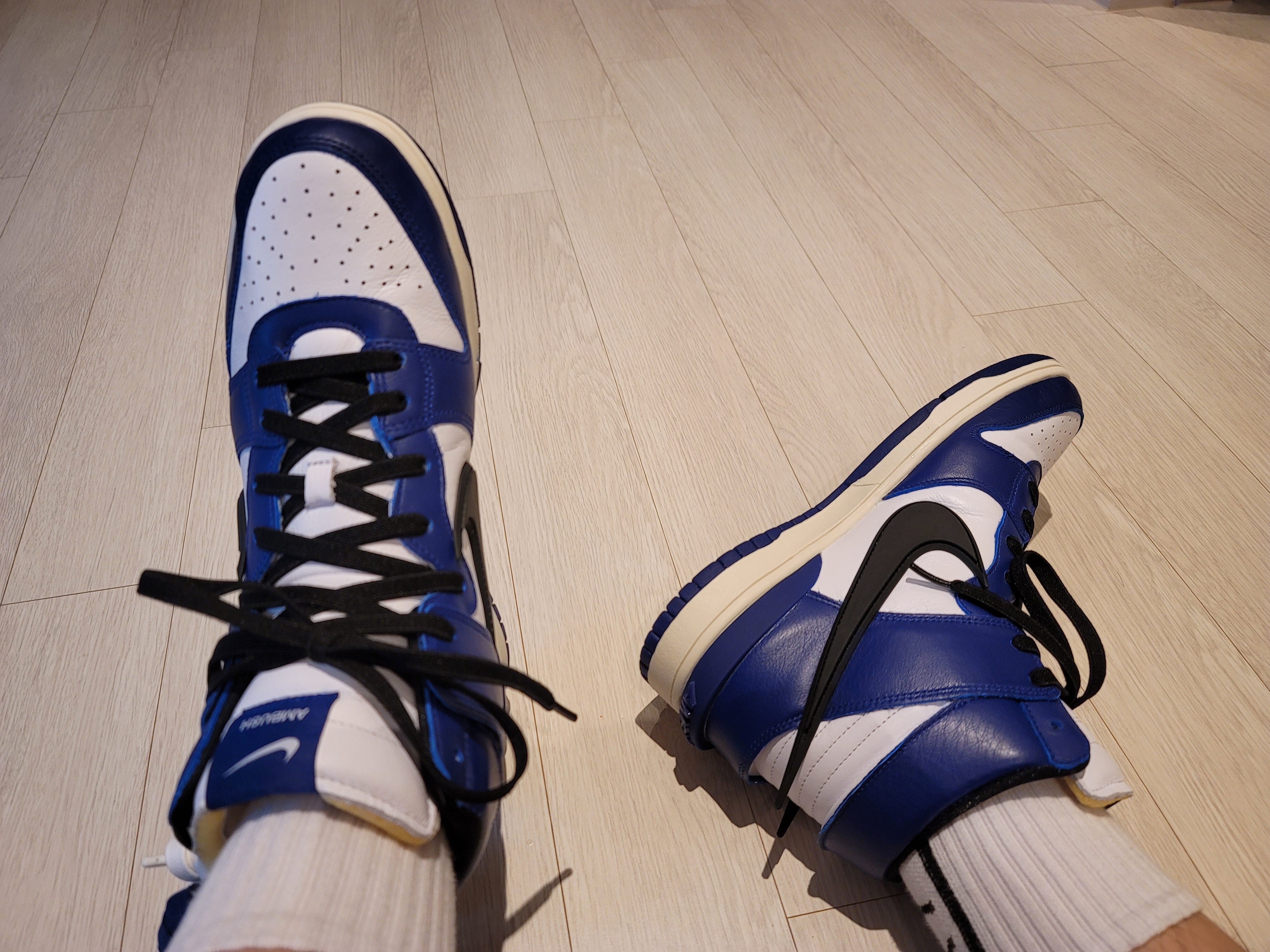 Nike x Ambush Dunk High Deep Royal Blue 착용 스타일 - 2