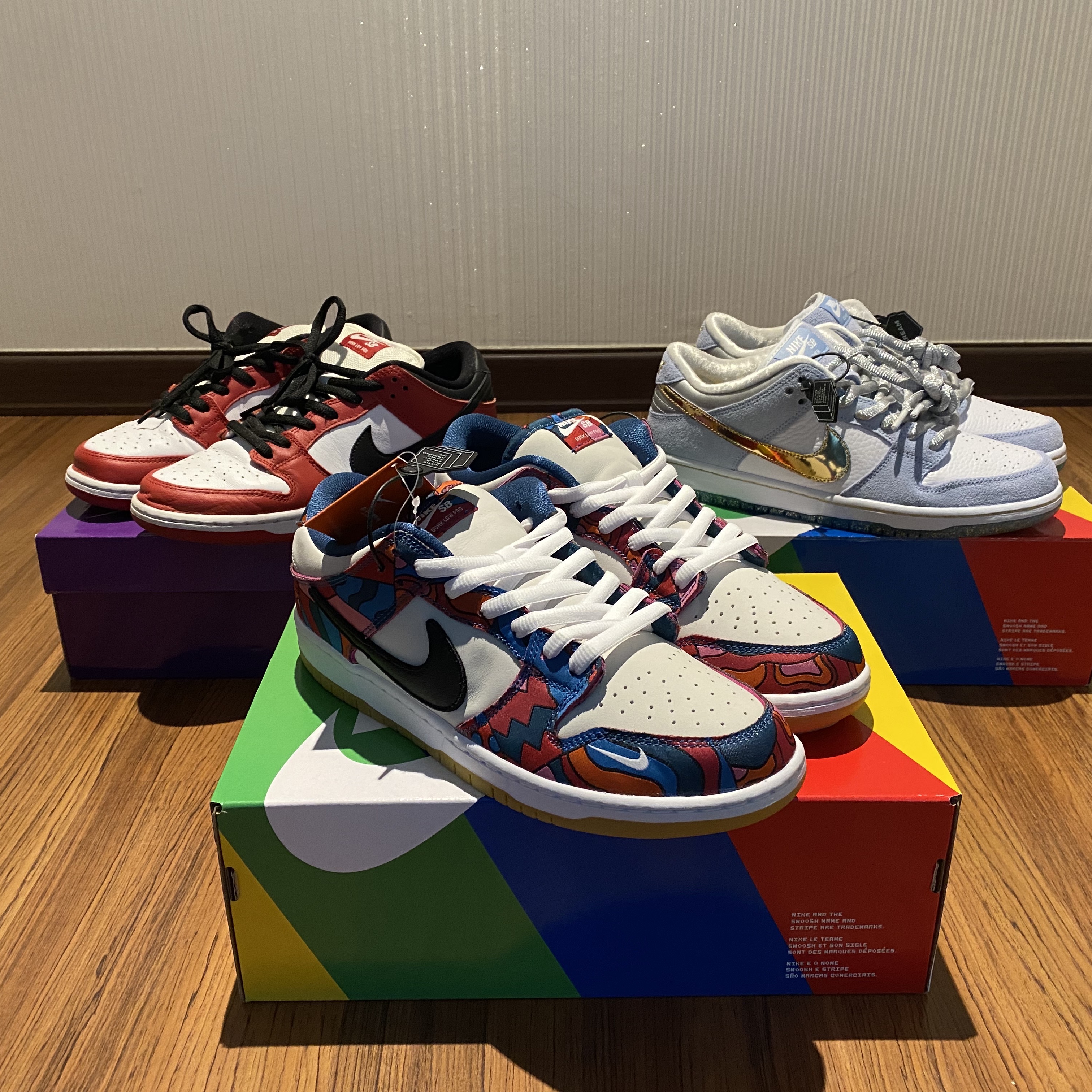 Nike SB Dunk Low Pro Chicago, Nike x Sean Cliver SB Dunk Low Holiday Special 착용 스타일 - 1