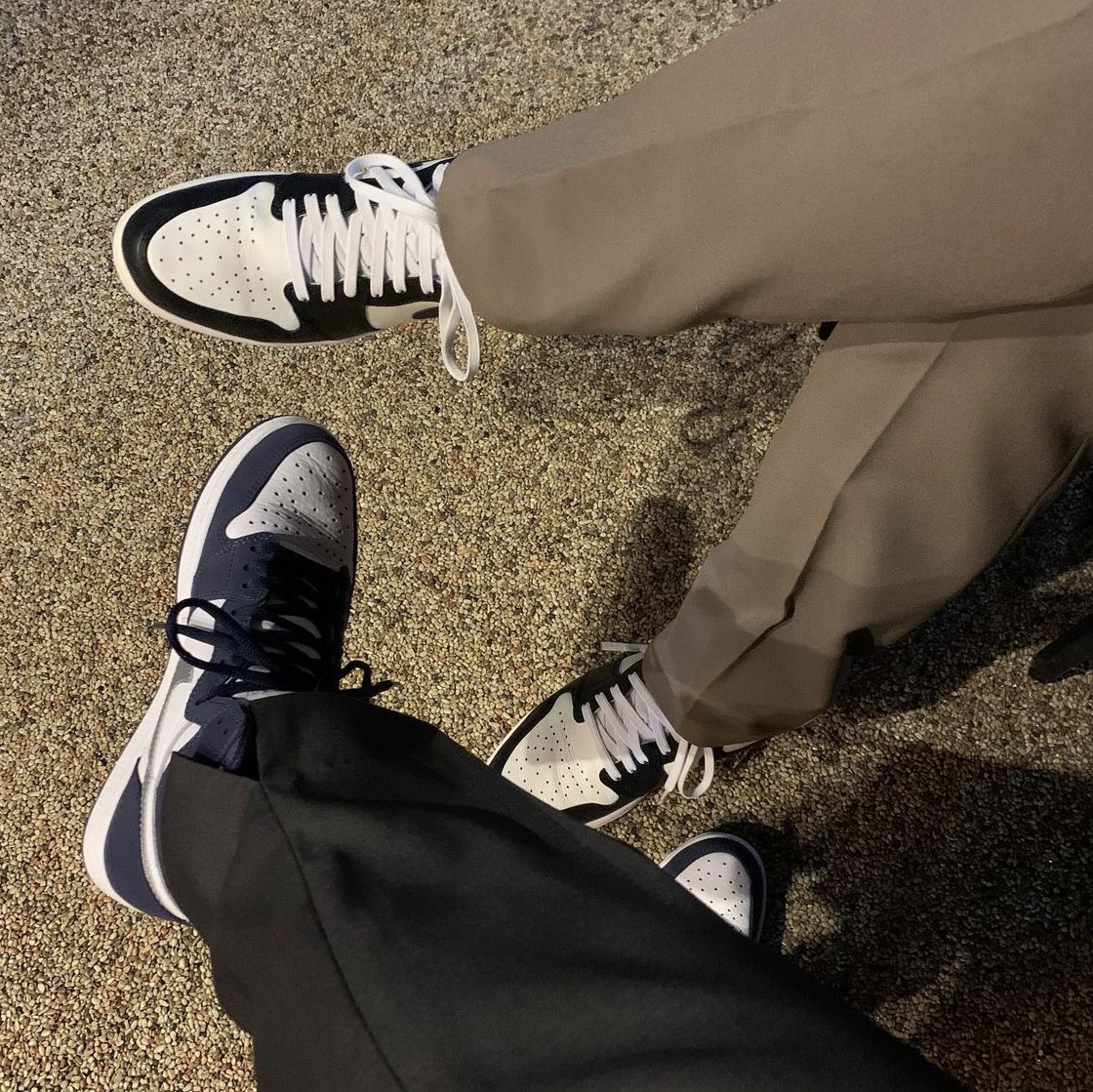 Jordan 1 Retro High OG Black Mocha, Jordan 1 Retro High OG CO.JP Midnight Navy 착용 스타일