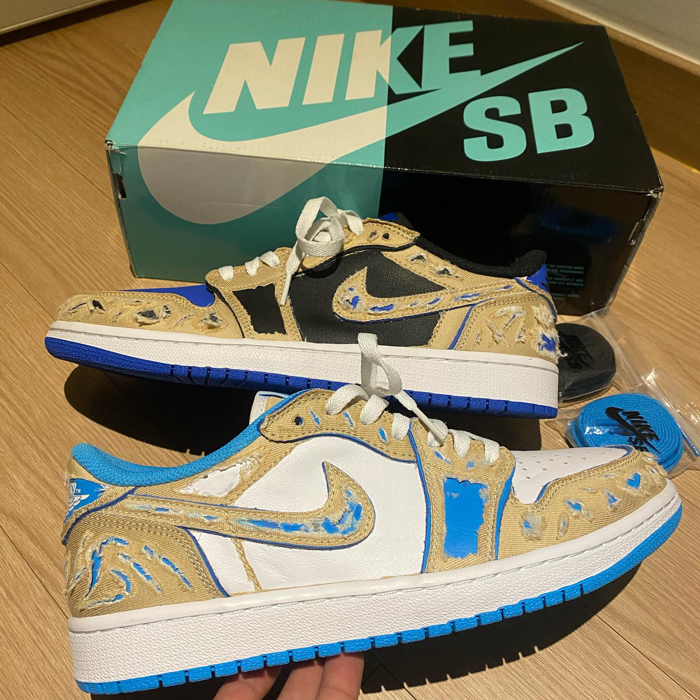 Jordan 1 x Lance Mountain Low SB QS Desert Ore 착용 스타일 - 1