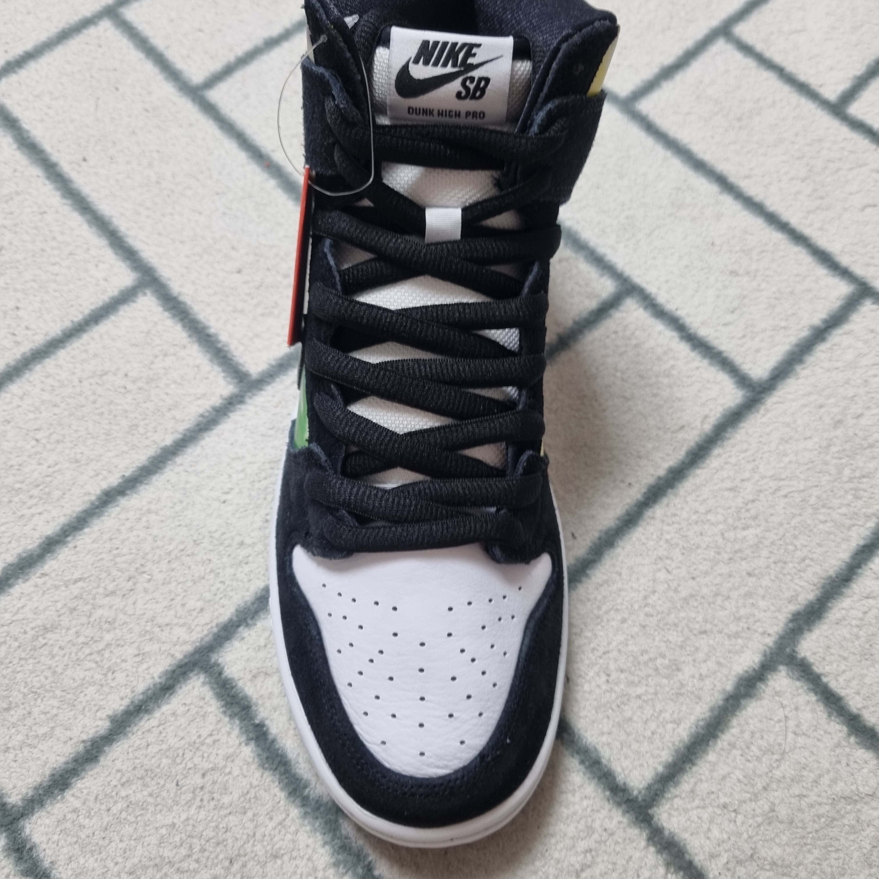 Nike SB Dunk High Pro Test Pattern 착용 스타일 - 1
