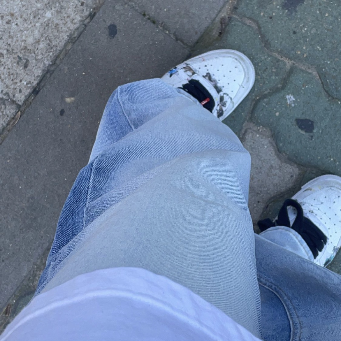 Nike x Peaceminusone Air Force 1 Low Para-Noise 2.0 착용 스타일