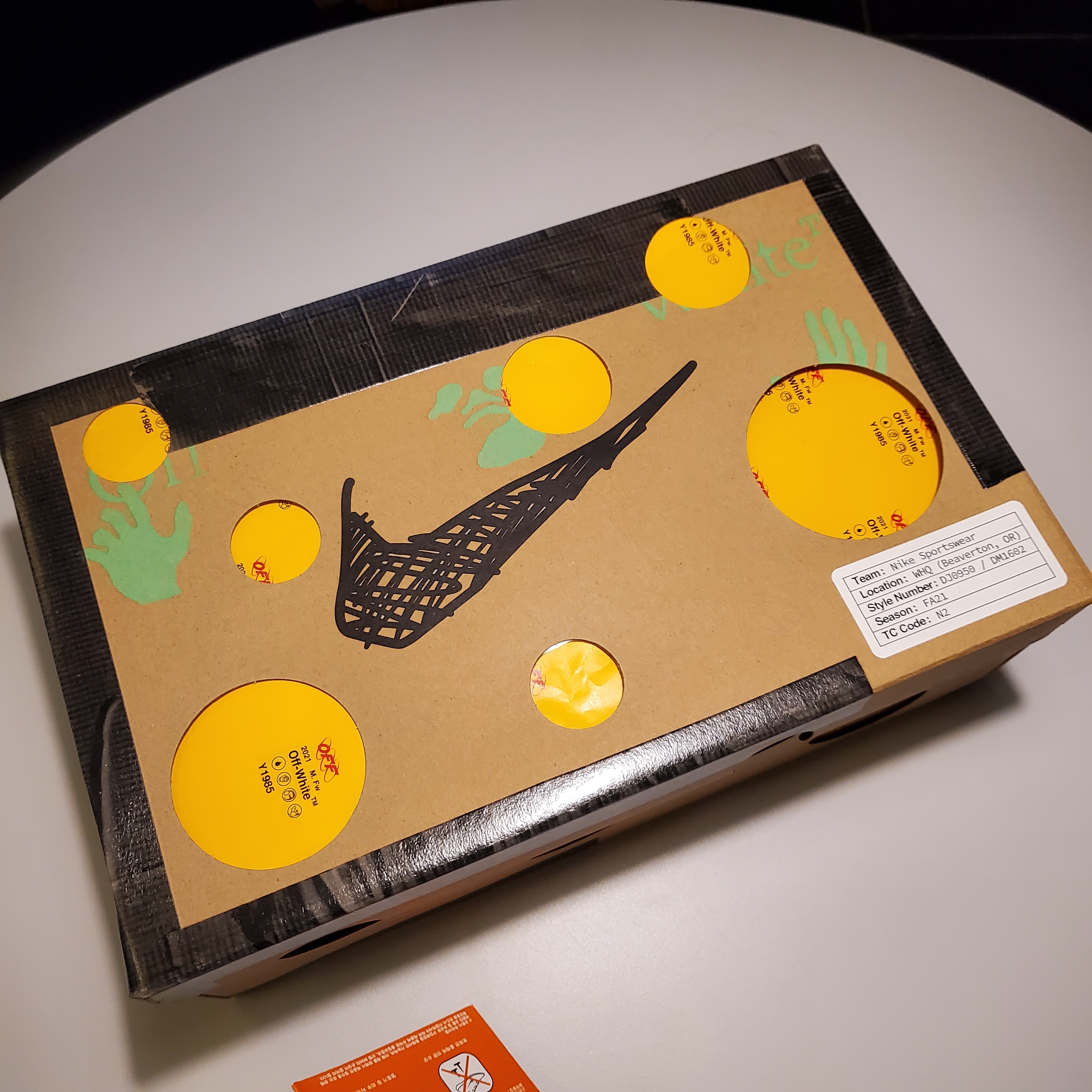 Nike x Off-White Dunk Low The 50 - Lot 18 착용 스타일 - 3