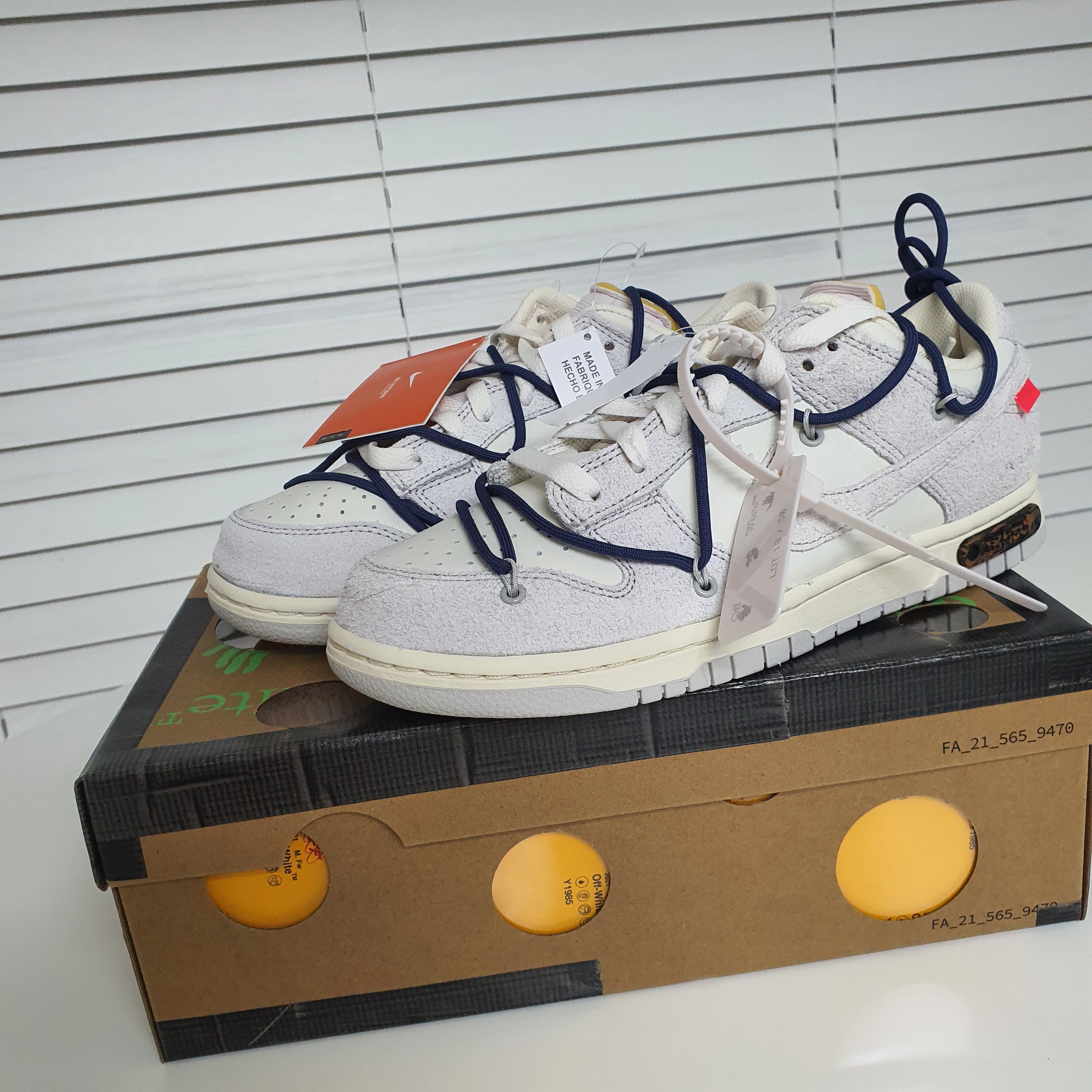Nike x Off-White Dunk Low The 50 - Lot 18 착용 스타일