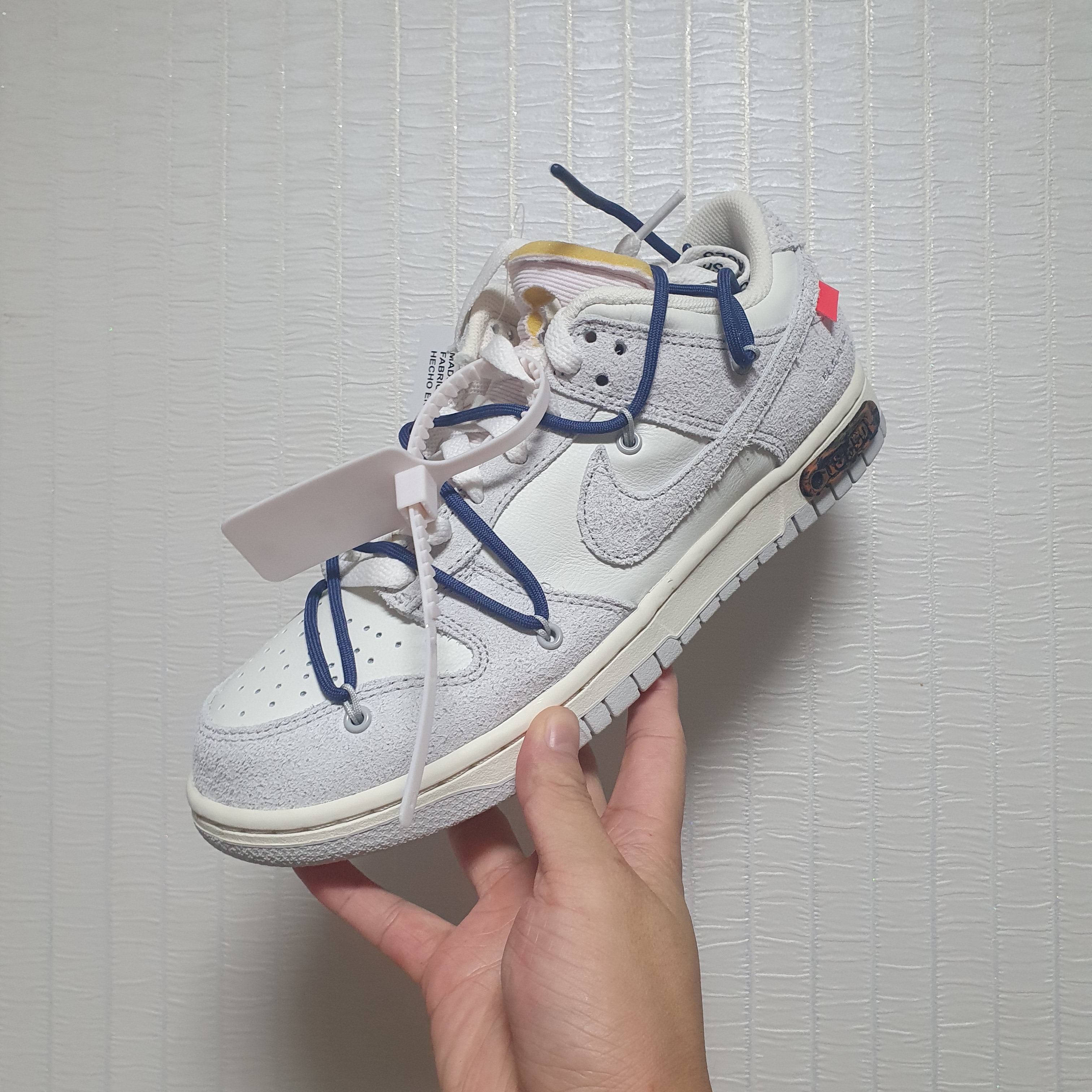 Nike x Off-White Dunk Low The 50 - Lot 18 착용 스타일 - 5