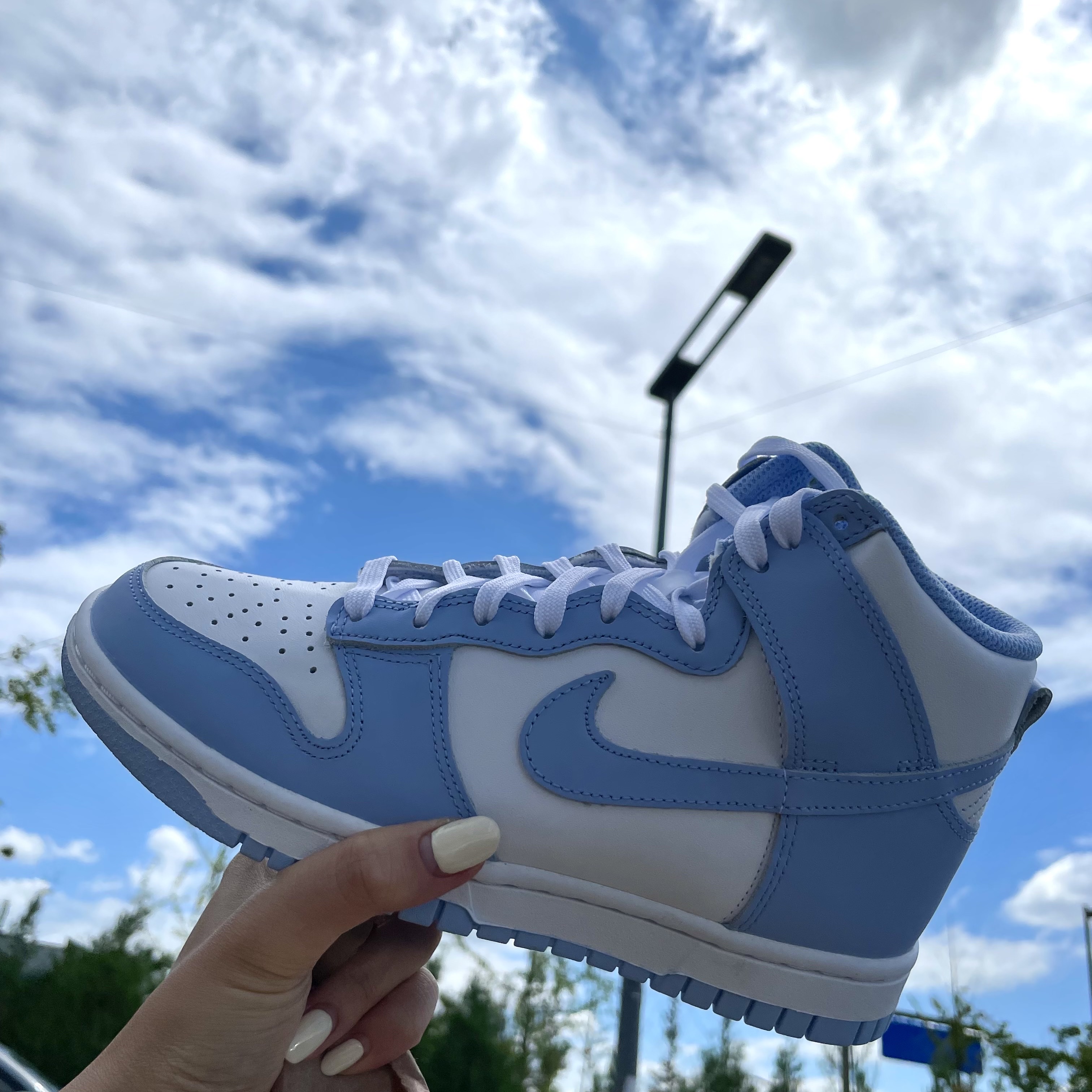 (W) Nike Dunk High Aluminum 착용 스타일
