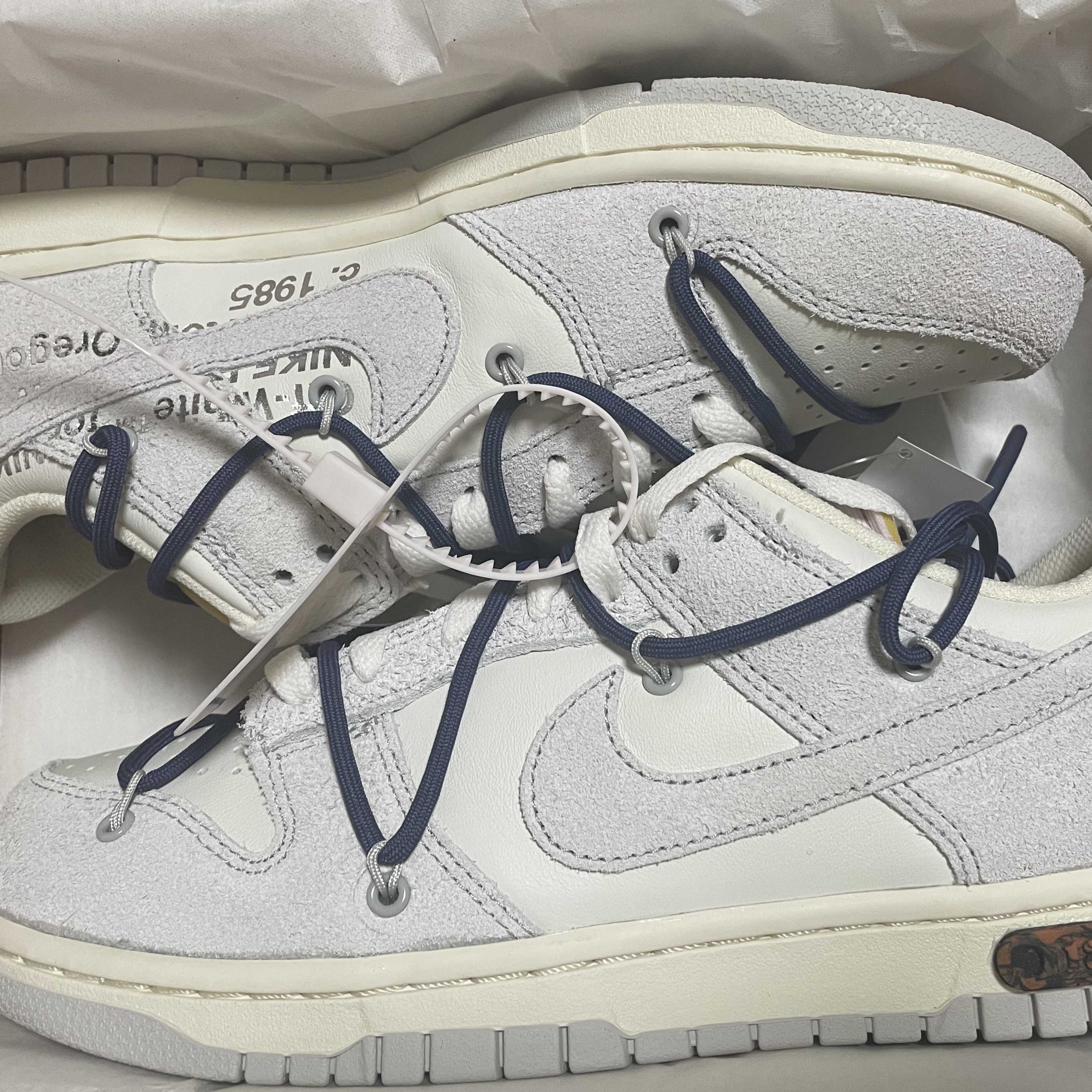 Nike x Off-White Dunk Low The 50 - Lot 18 착용 스타일