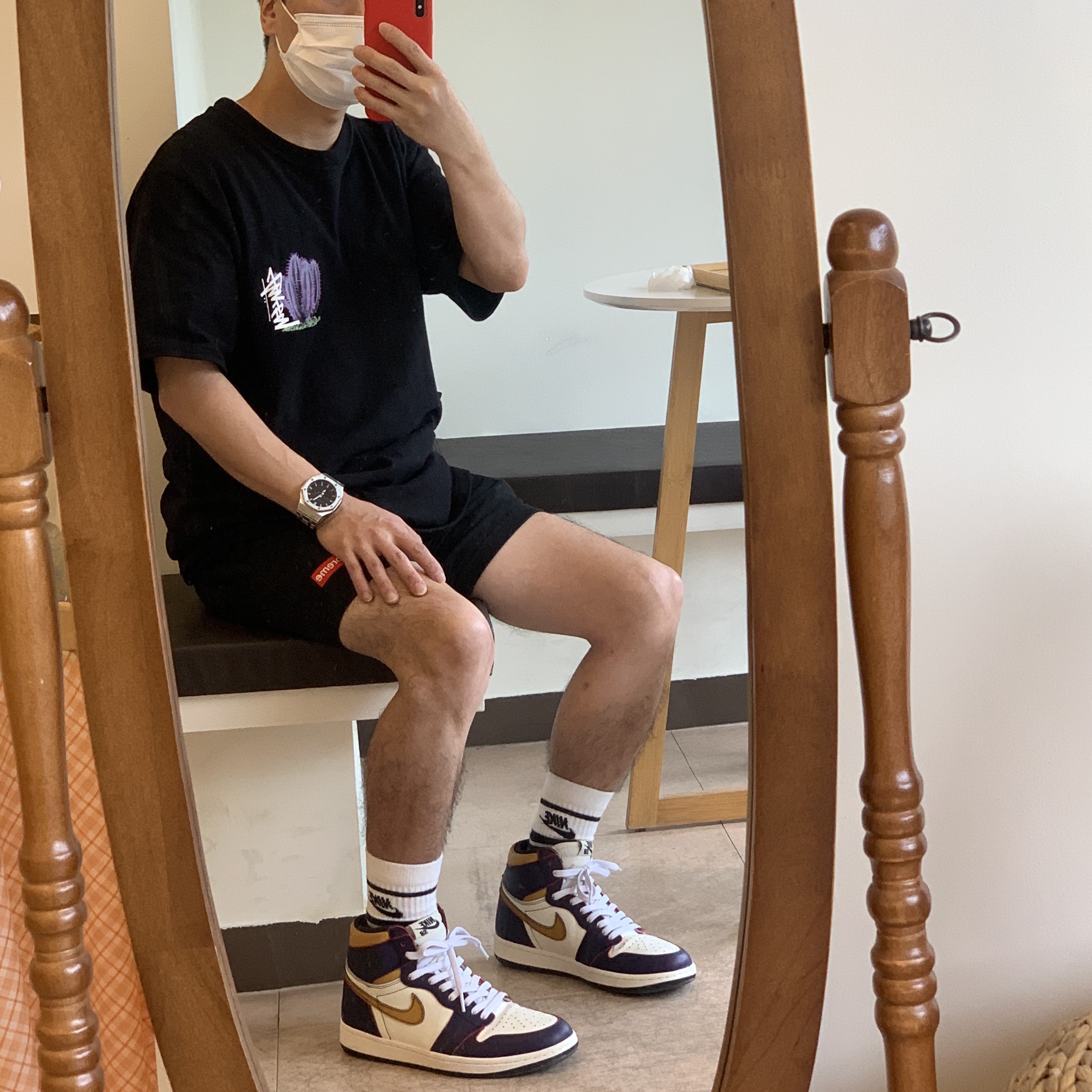 Jordan 1 Retro High OG Defiant SB LA to Chicago 착용 스타일