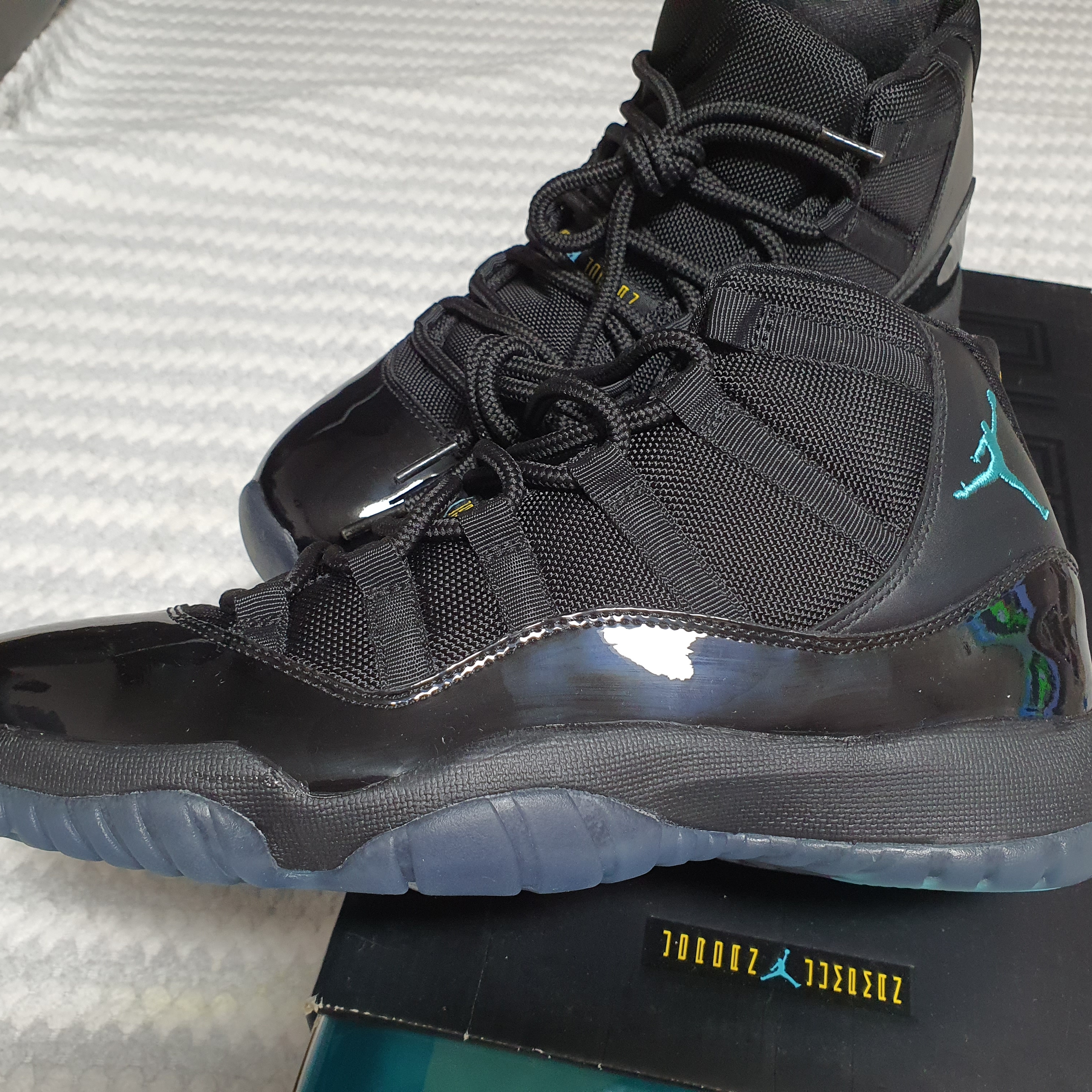 Jordan 11 Retro Gamma Blue 착용 스타일 - 5