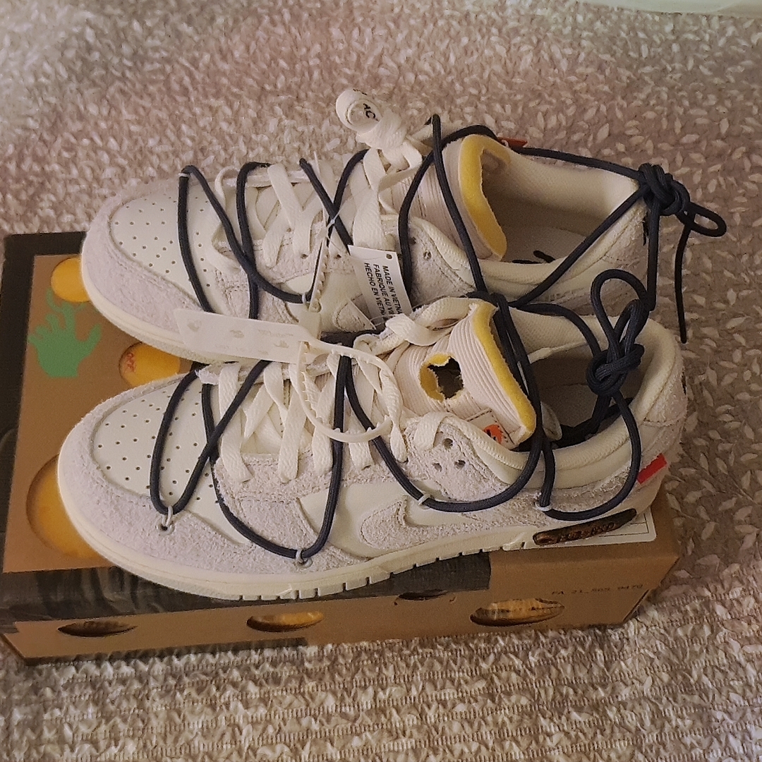 Nike x Off-White Dunk Low The 50 - Lot 18 착용 스타일 - 2