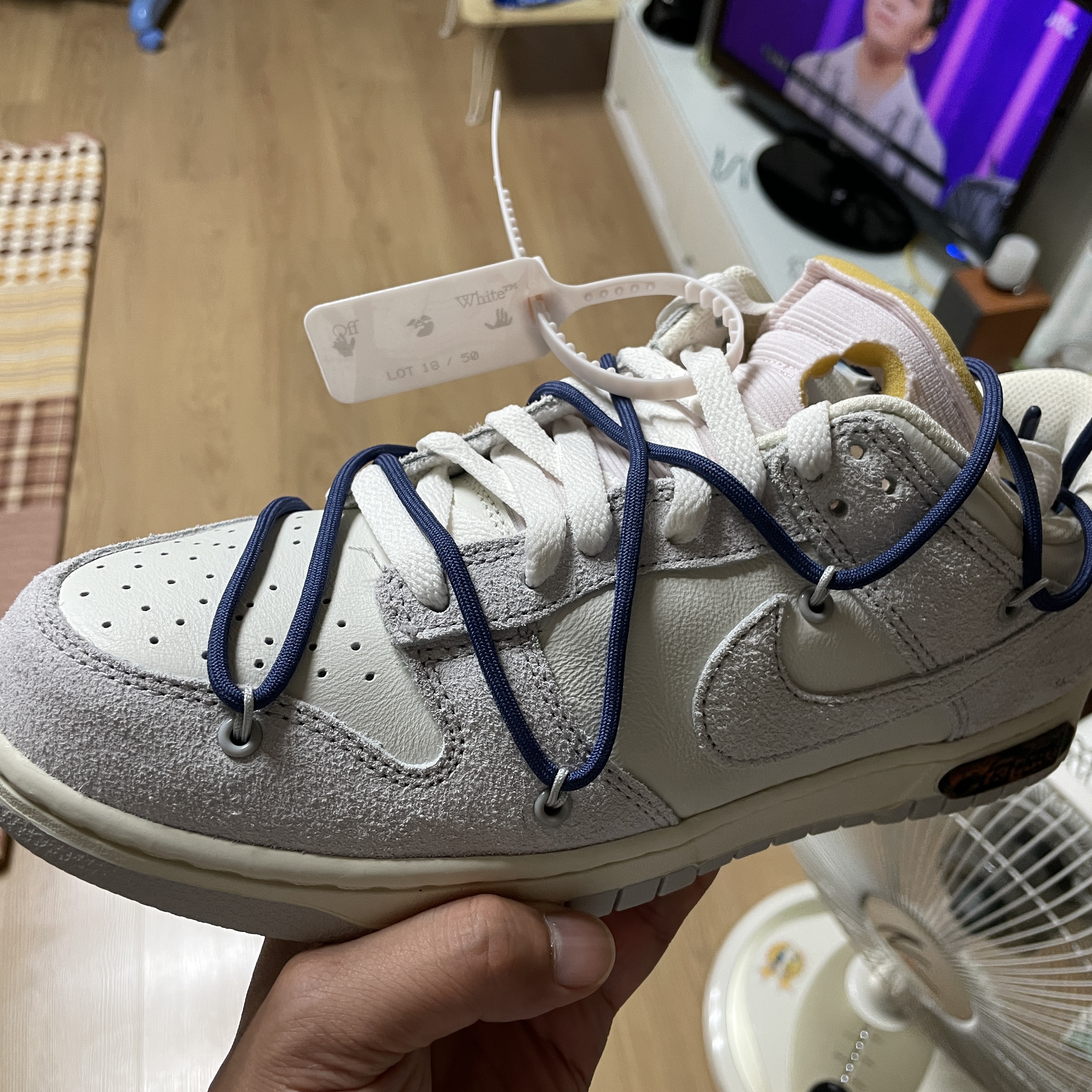 Nike x Off-White Dunk Low The 50 - Lot 18 착용 스타일