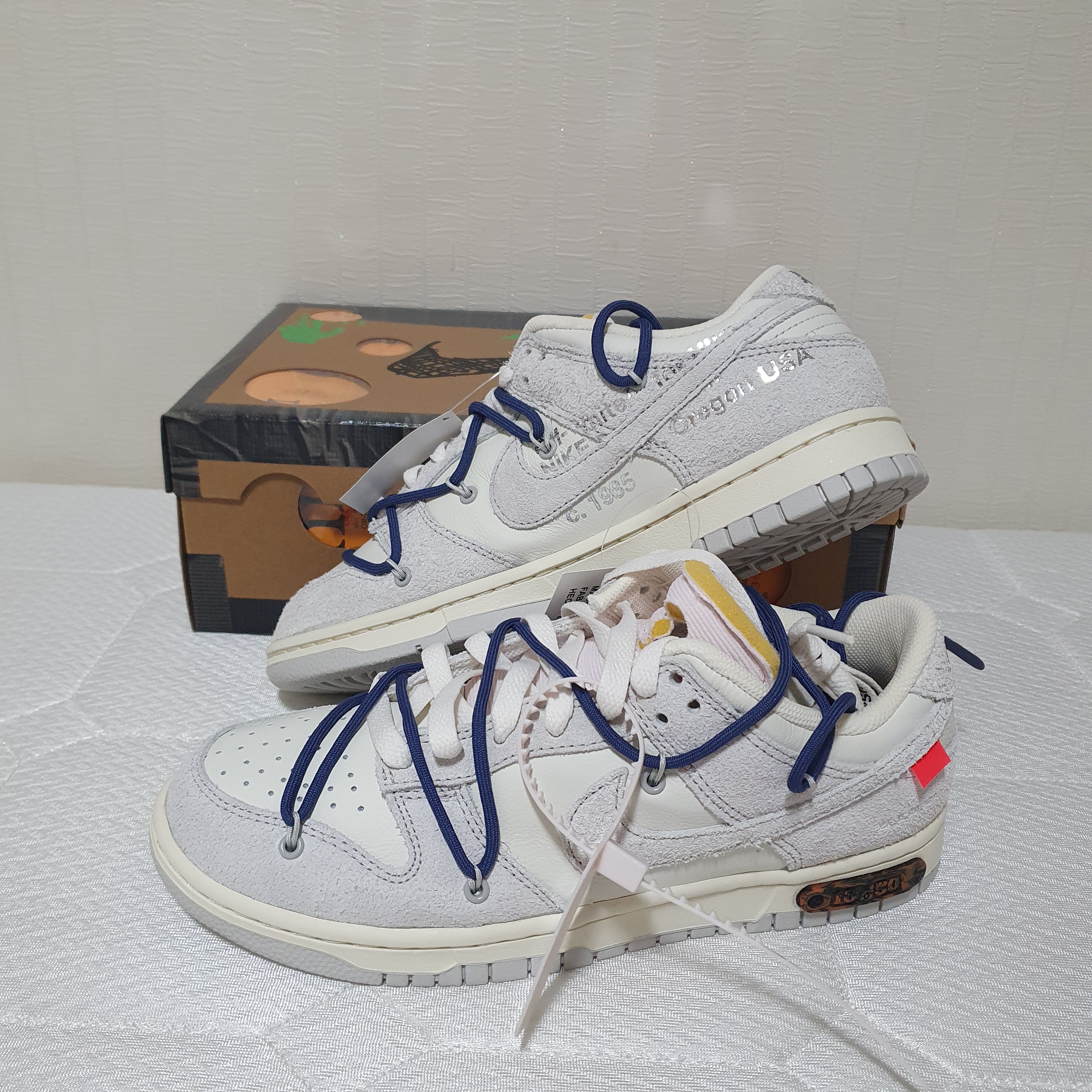 Nike x Off-White Dunk Low The 50 - Lot 18 착용 스타일 - 2