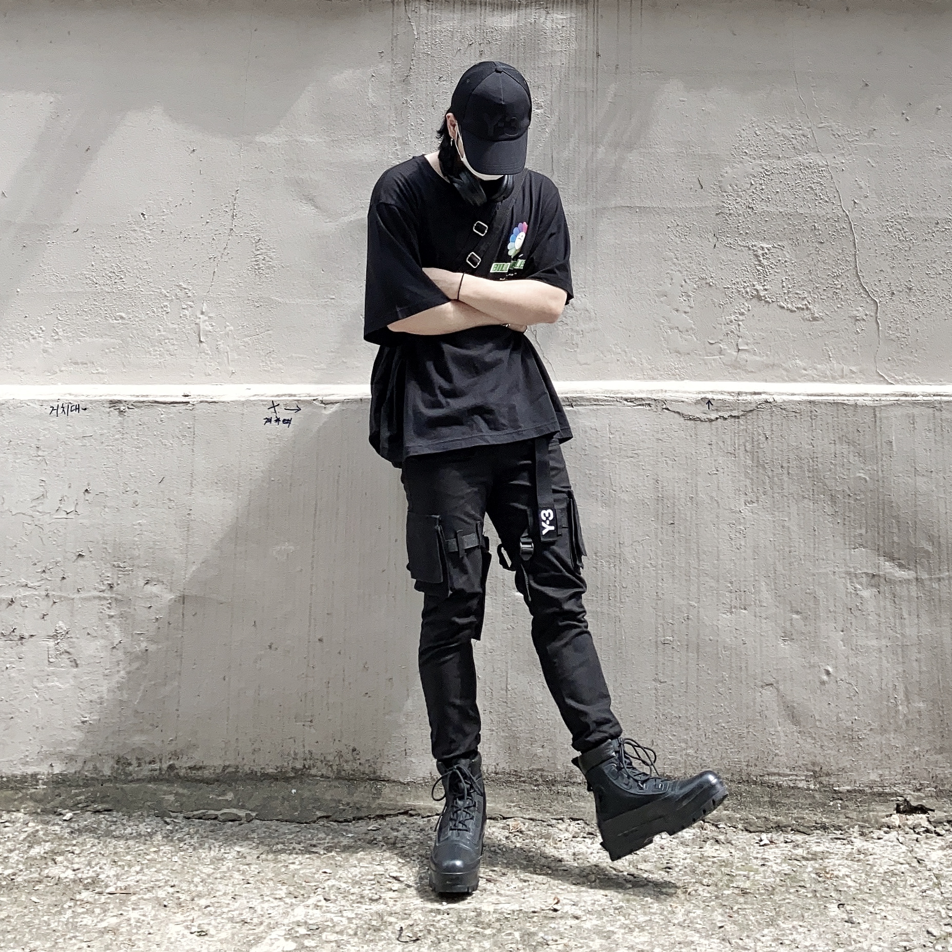 Converse x Ambush Chuck Taylor All Star Duck Boot Black 착용 스타일