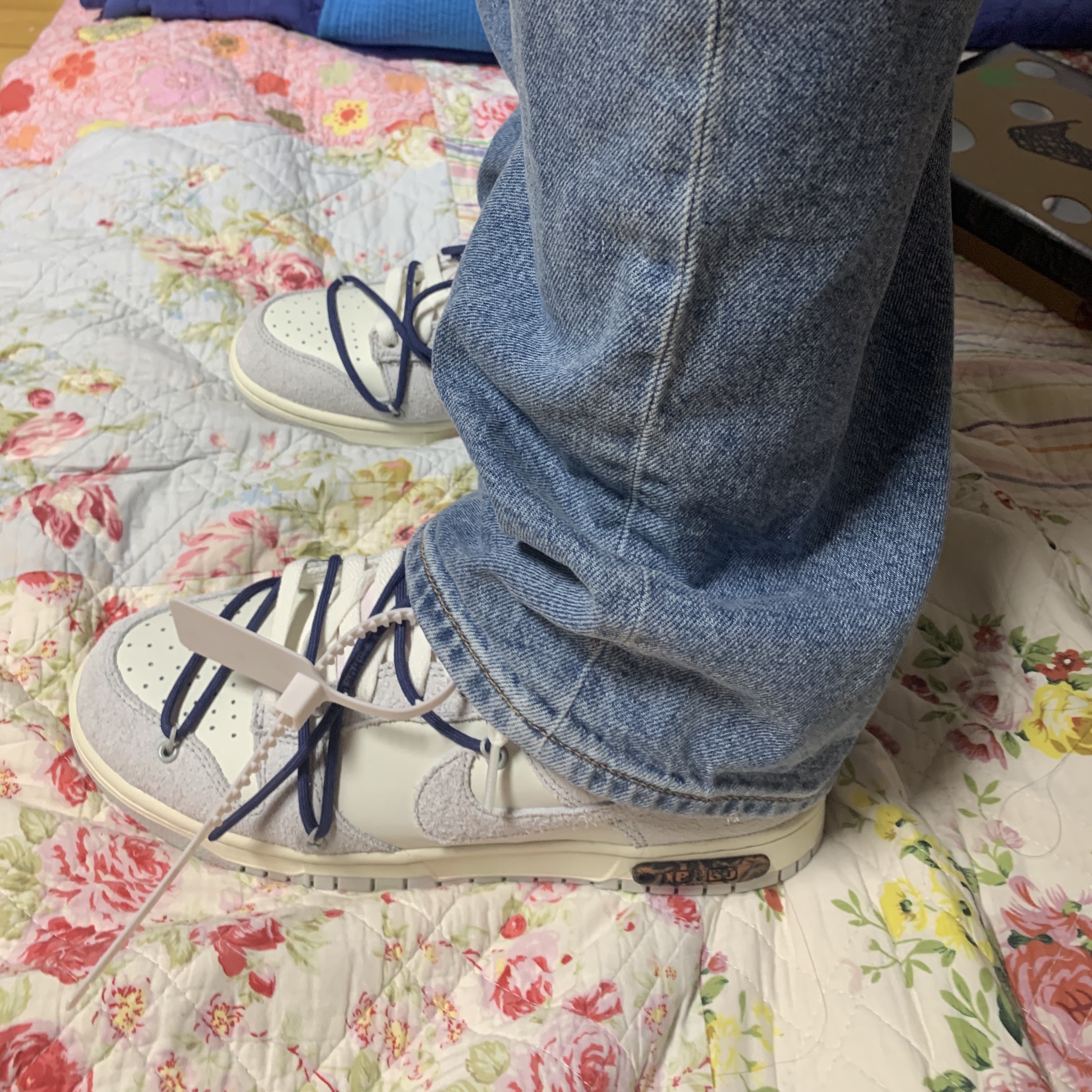 Nike x Off-White Dunk Low The 50 - Lot 18 착용 스타일 - 1