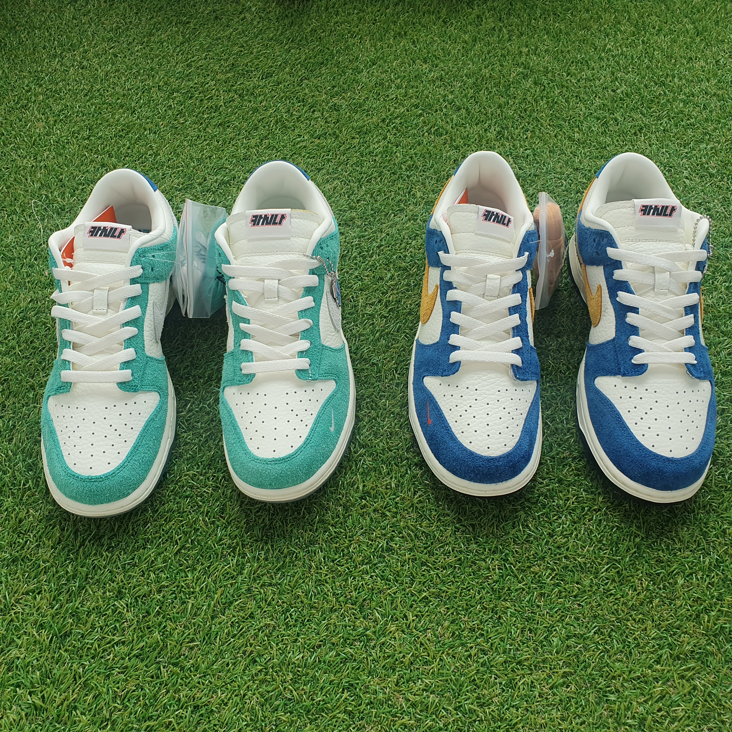 Nike x Kasina Dunk Low 80's Bus, Nike x Kasina Dunk Low Road Sign - Kasina Exclusive 착용 스타일 - 1
