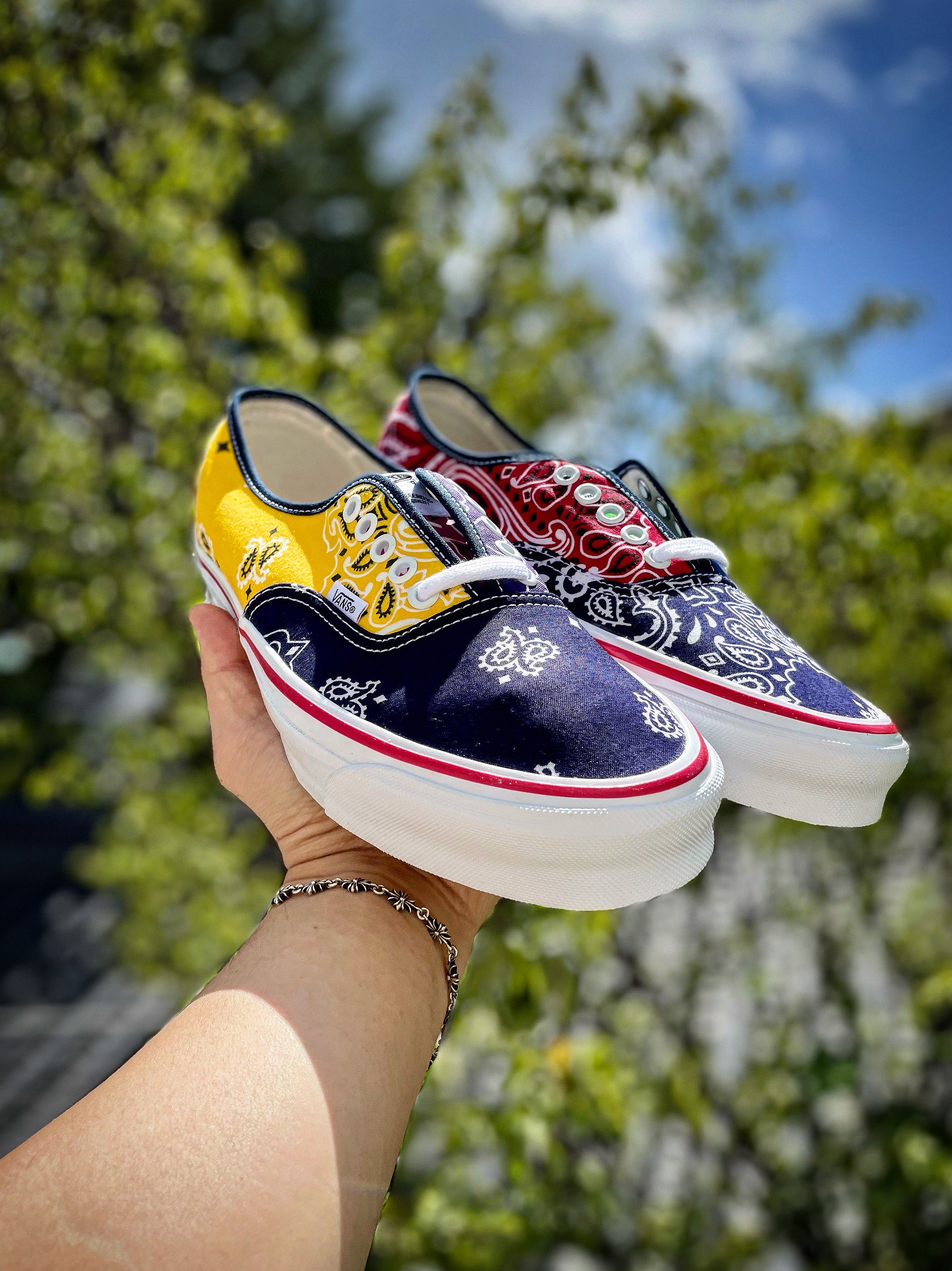 Vans Vault x Bedwin & The Heartbreakers OG Authentic LX Multi-Color-Yellow 착용 스타일
