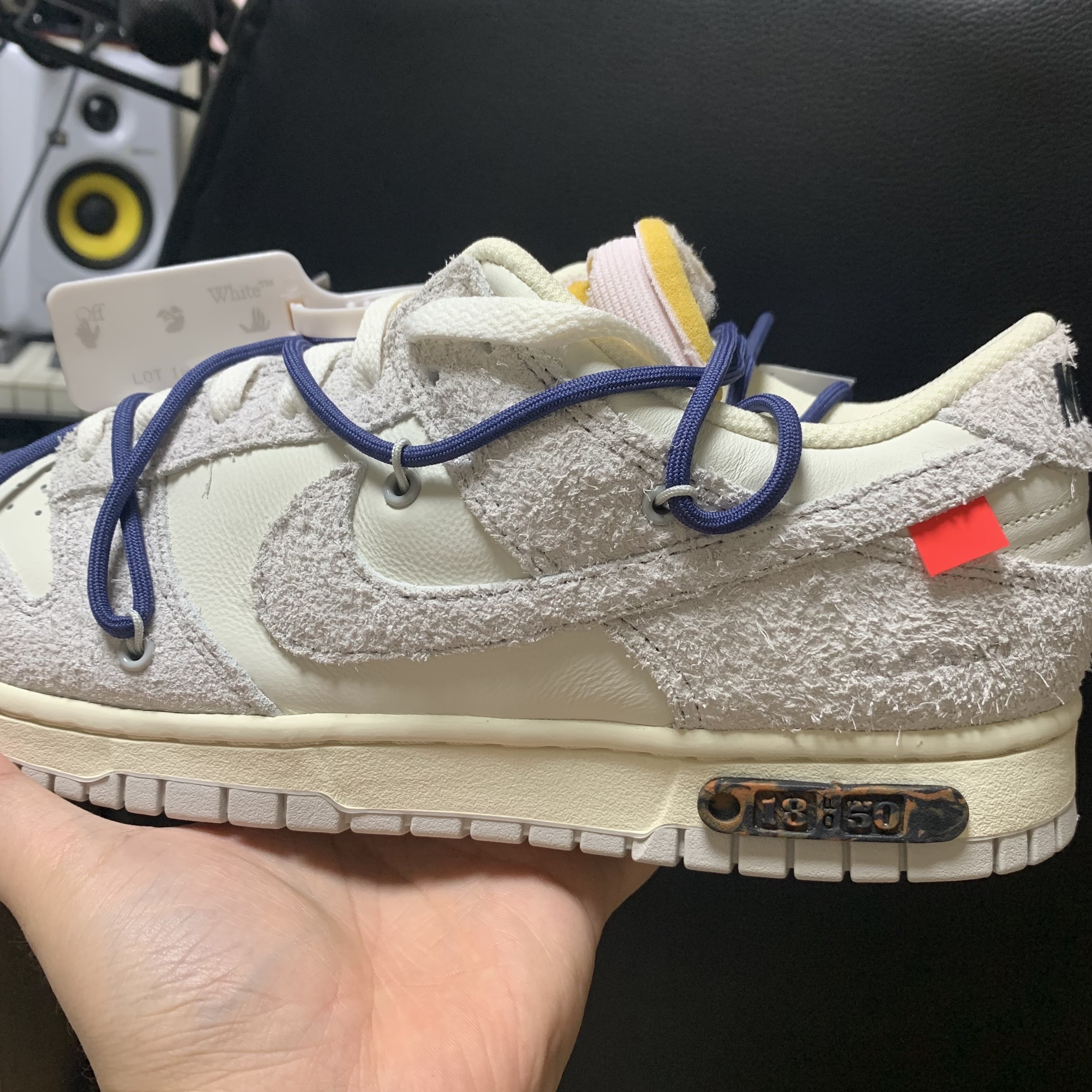 Nike x Off-White Dunk Low The 50 - Lot 18 착용 스타일 - 4