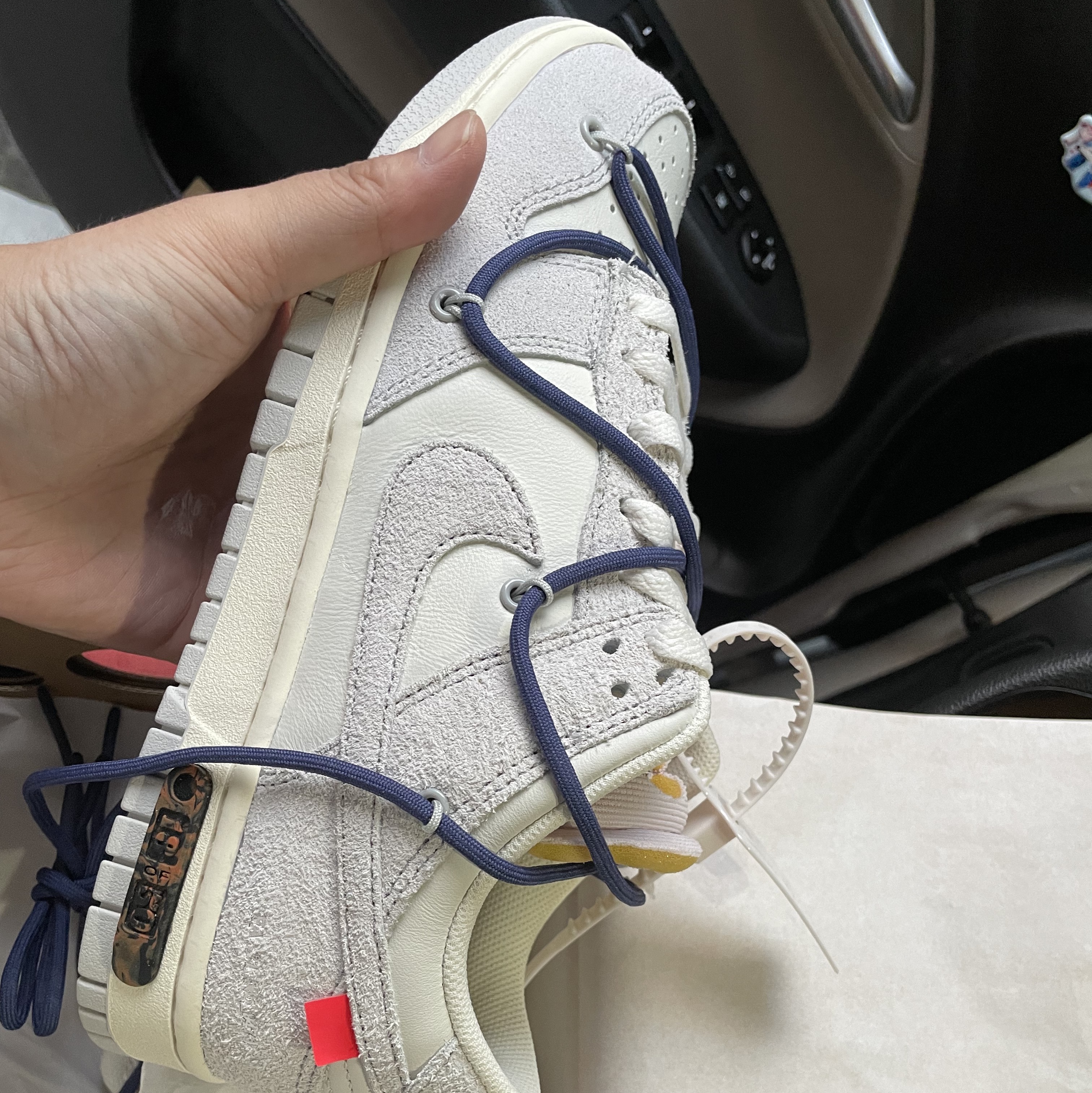 Nike x Off-White Dunk Low The 50 - Lot 18 착용 스타일 - 1