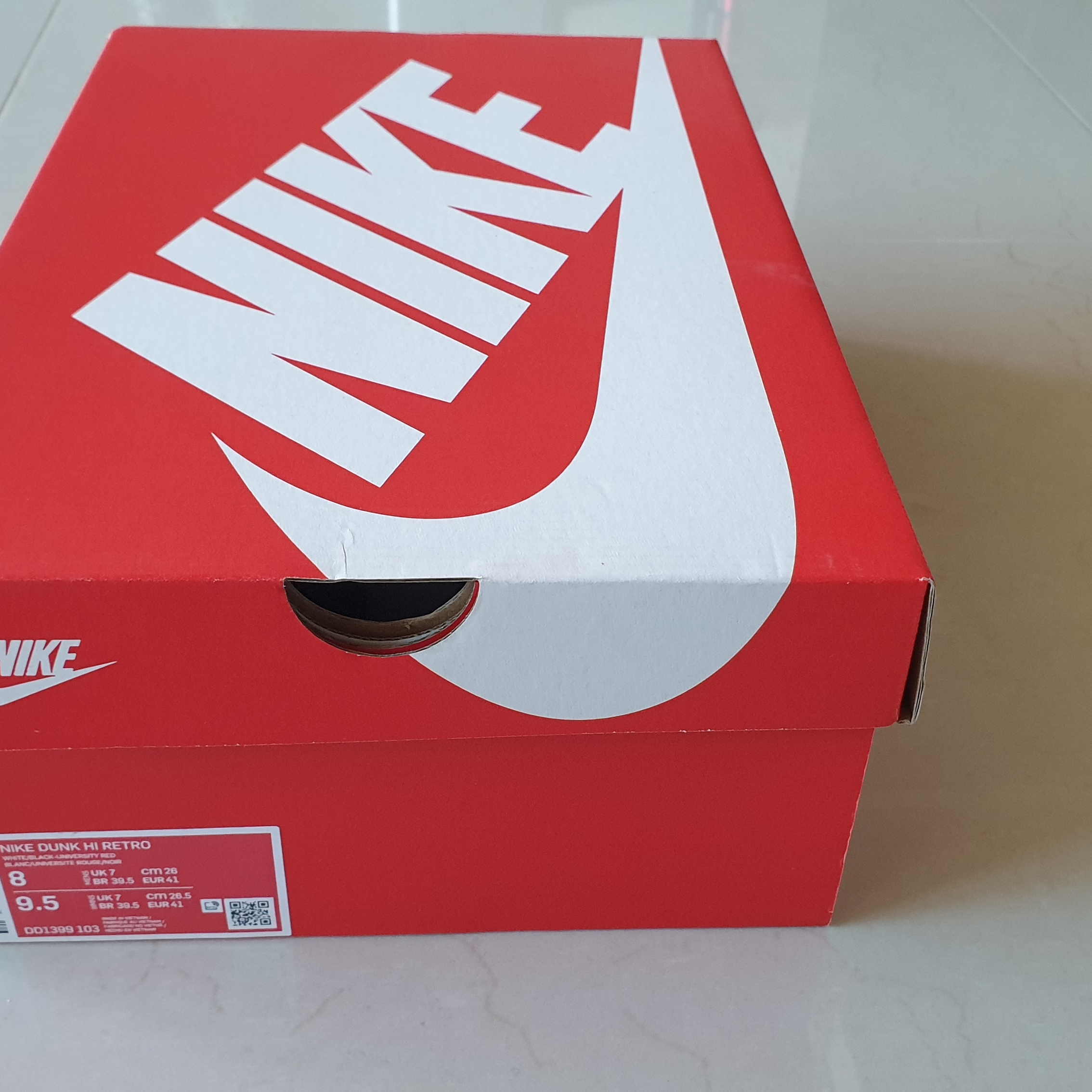 Nike Dunk High Retro Black and White 착용 스타일 - 2