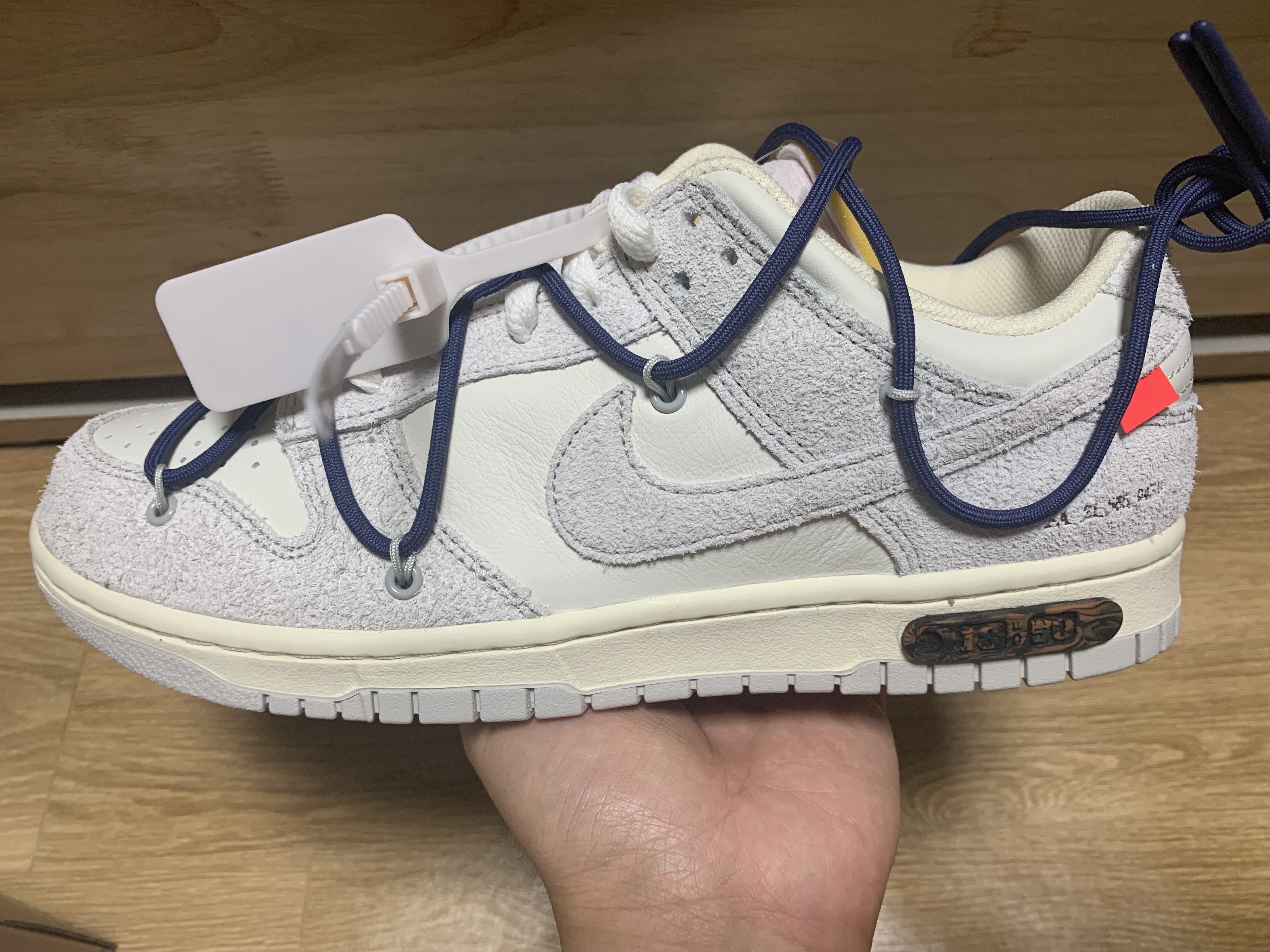 Nike x Off-White Dunk Low The 50 - Lot 18 착용 스타일 - 1