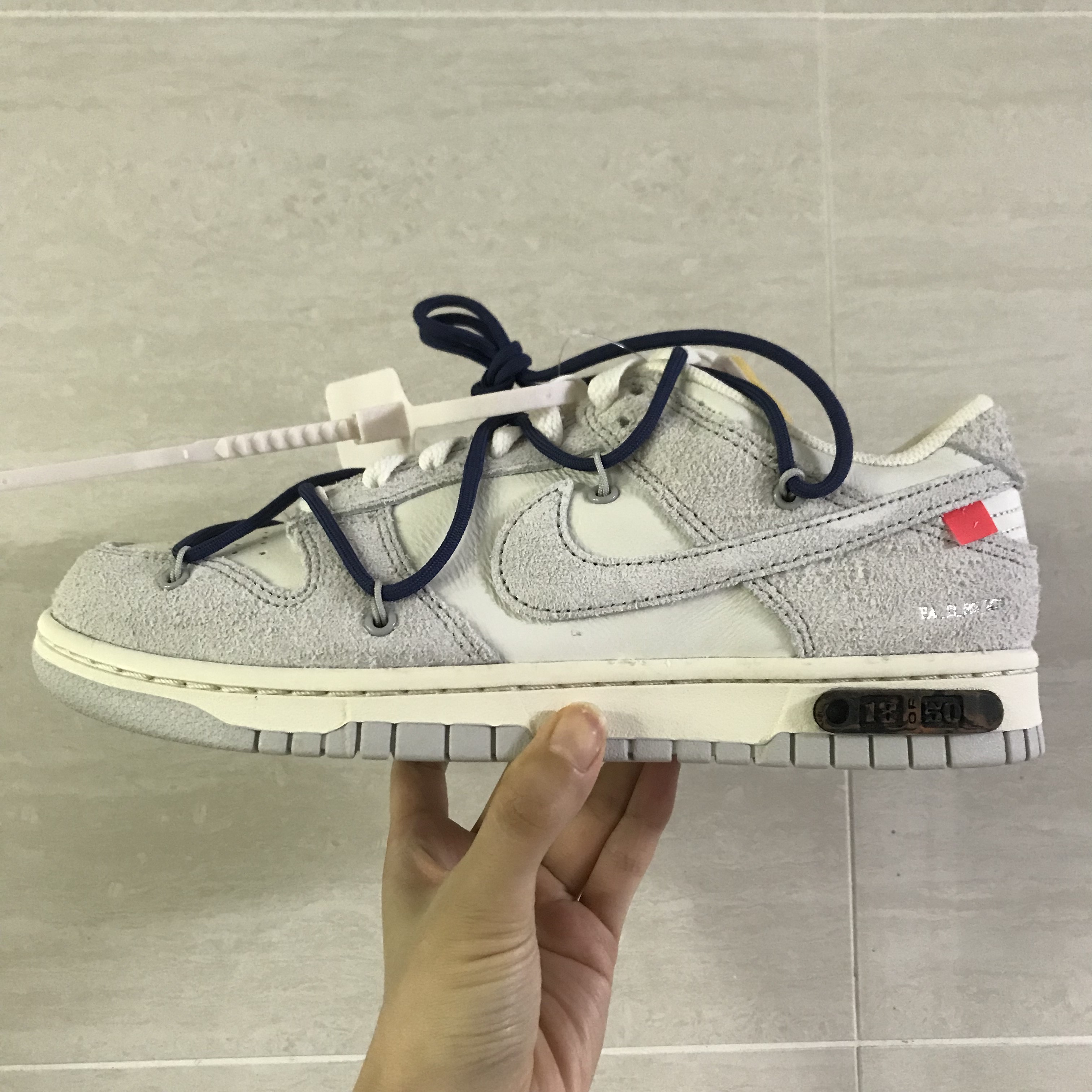 Nike x Off-White Dunk Low The 50 - Lot 18 착용 스타일 - 2