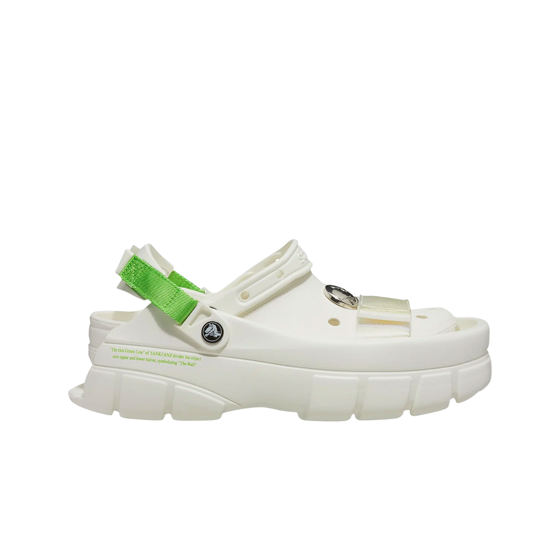 크록스 x 산쿠안즈 클래식 클로그 화이트