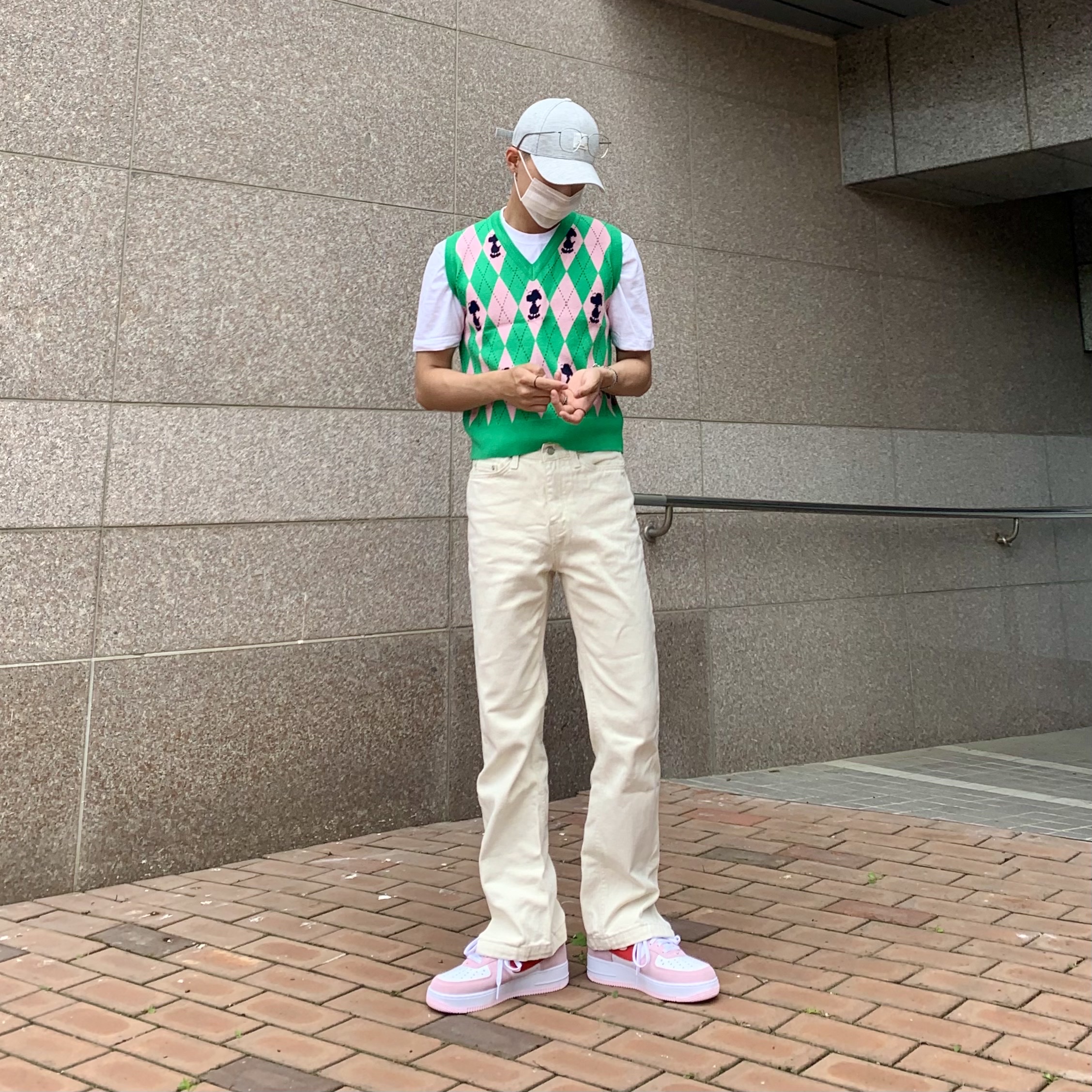 Nike Air Force 1 '07 QS Valentine's Day 착용 스타일 - 1