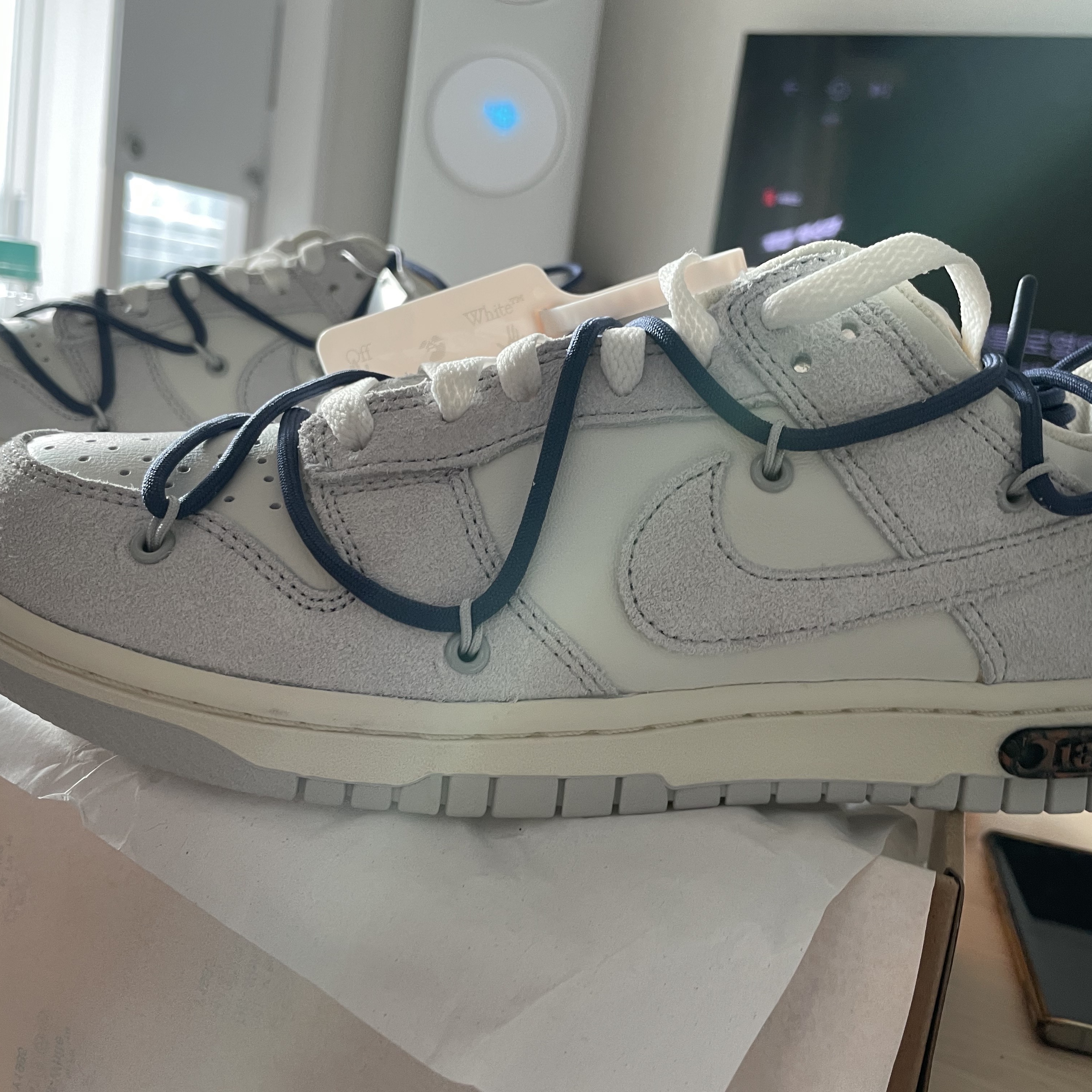 Nike x Off-White Dunk Low The 50 - Lot 18 착용 스타일 - 3