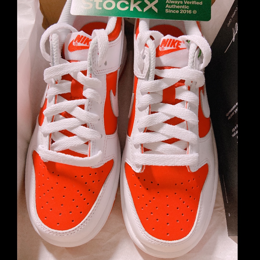 (GS) Nike Dunk Low Retro Championship Red 착용 스타일 - 1