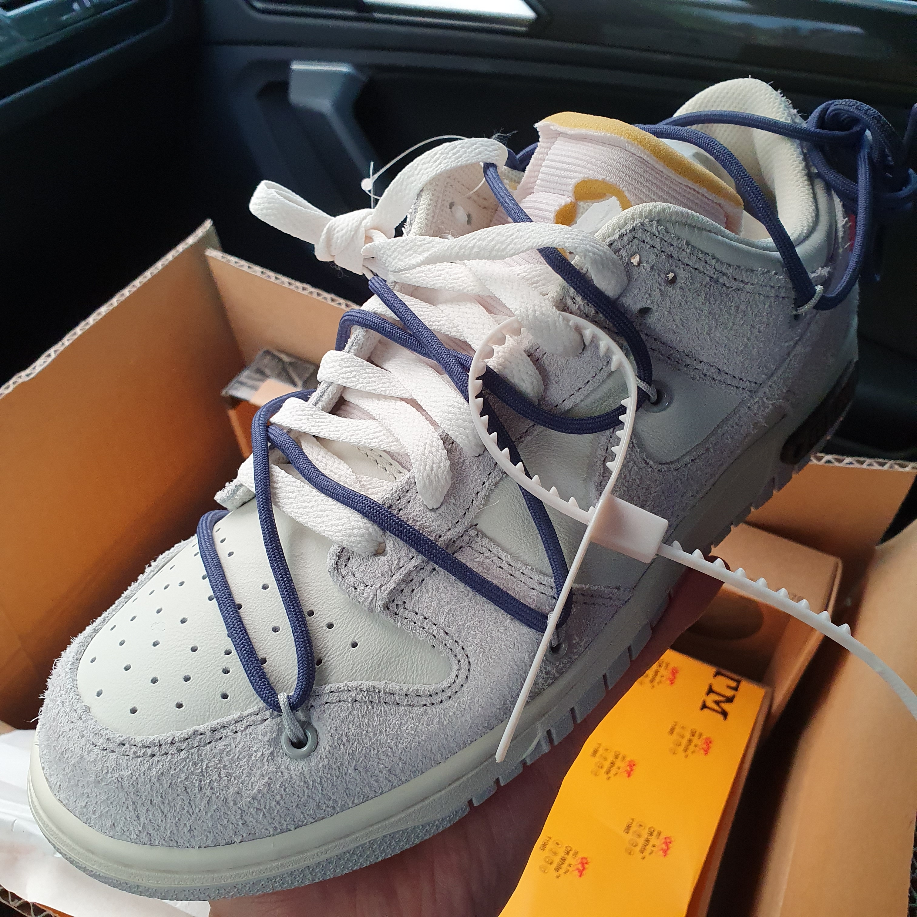 Nike x Off-White Dunk Low The 50 - Lot 18 착용 스타일 - 1