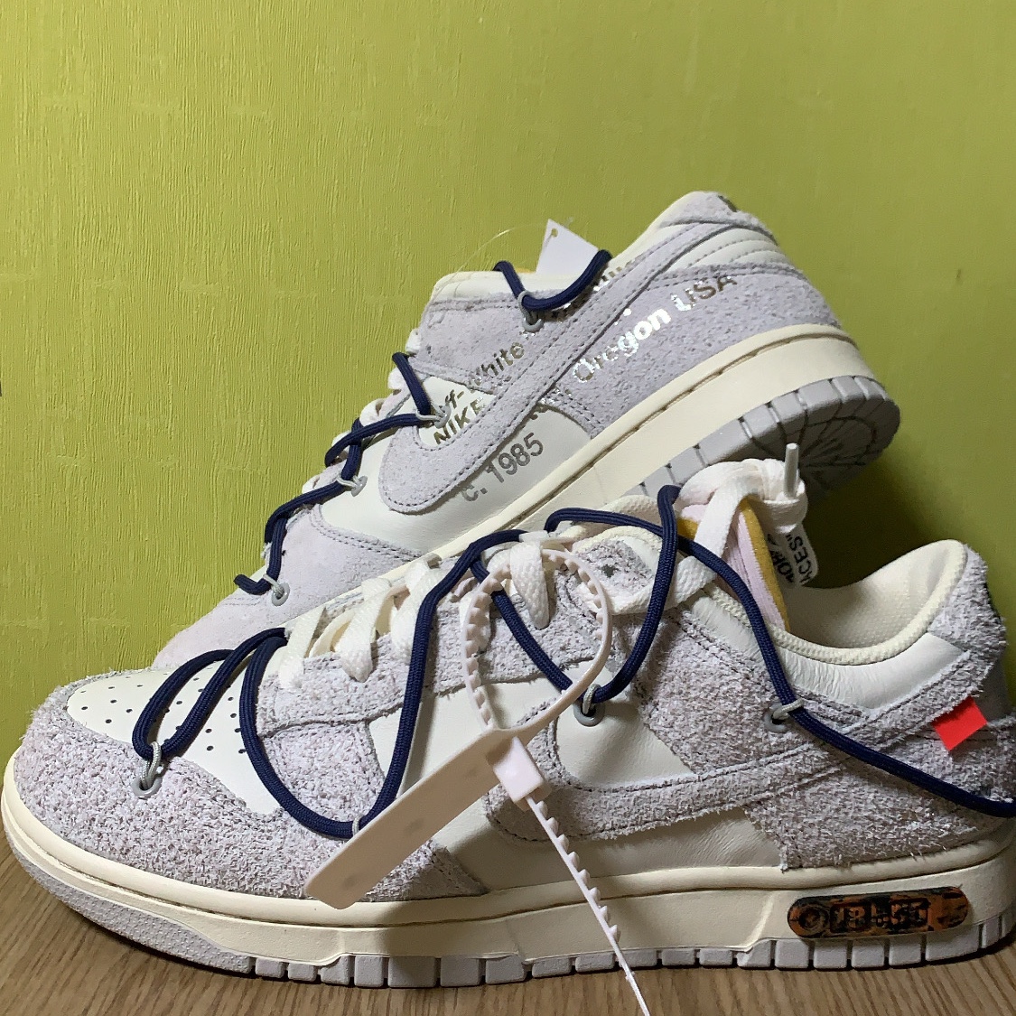 Nike x Off-White Dunk Low The 50 - Lot 18 착용 스타일 - 1