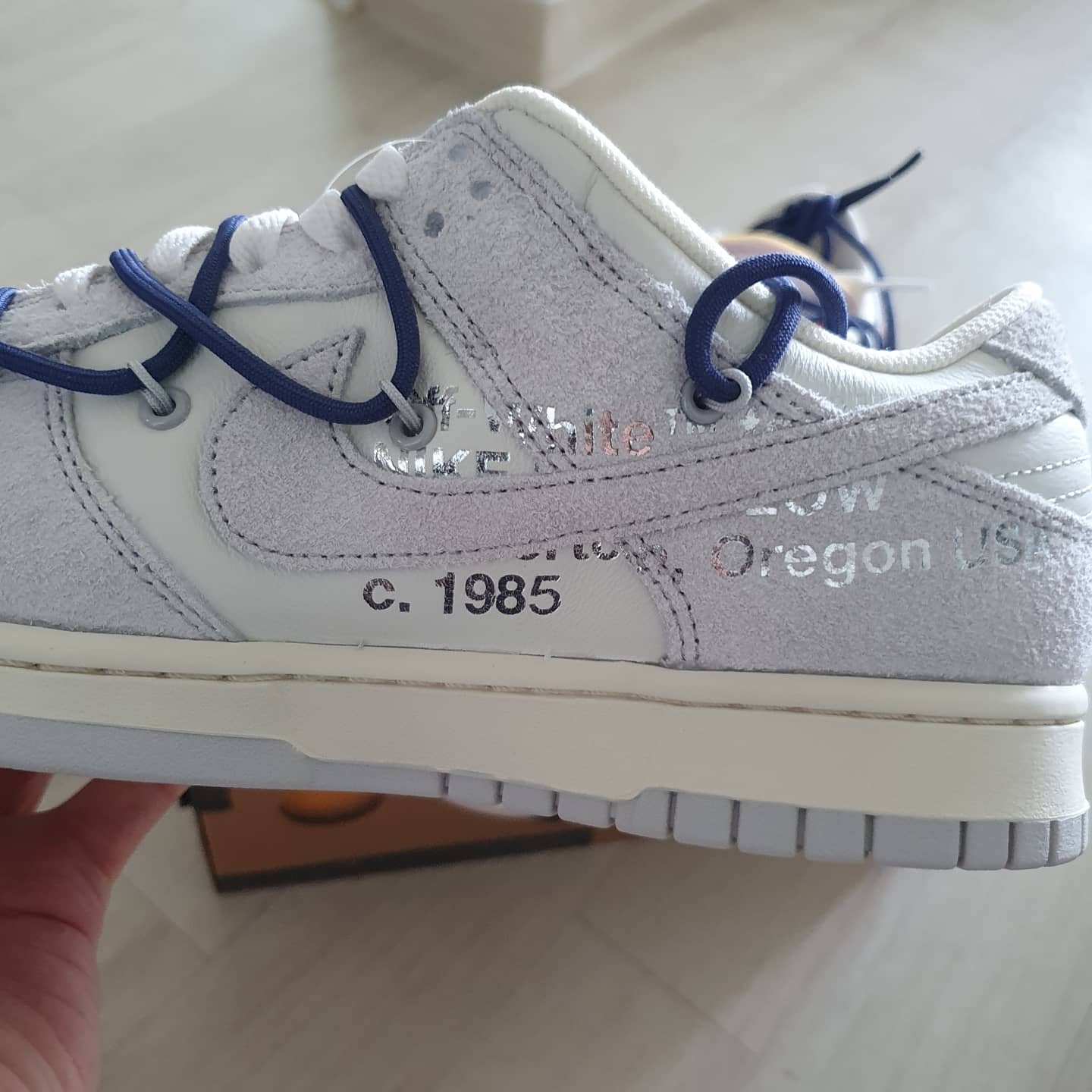 Nike x Off-White Dunk Low The 50 - Lot 18 착용 스타일 - 3
