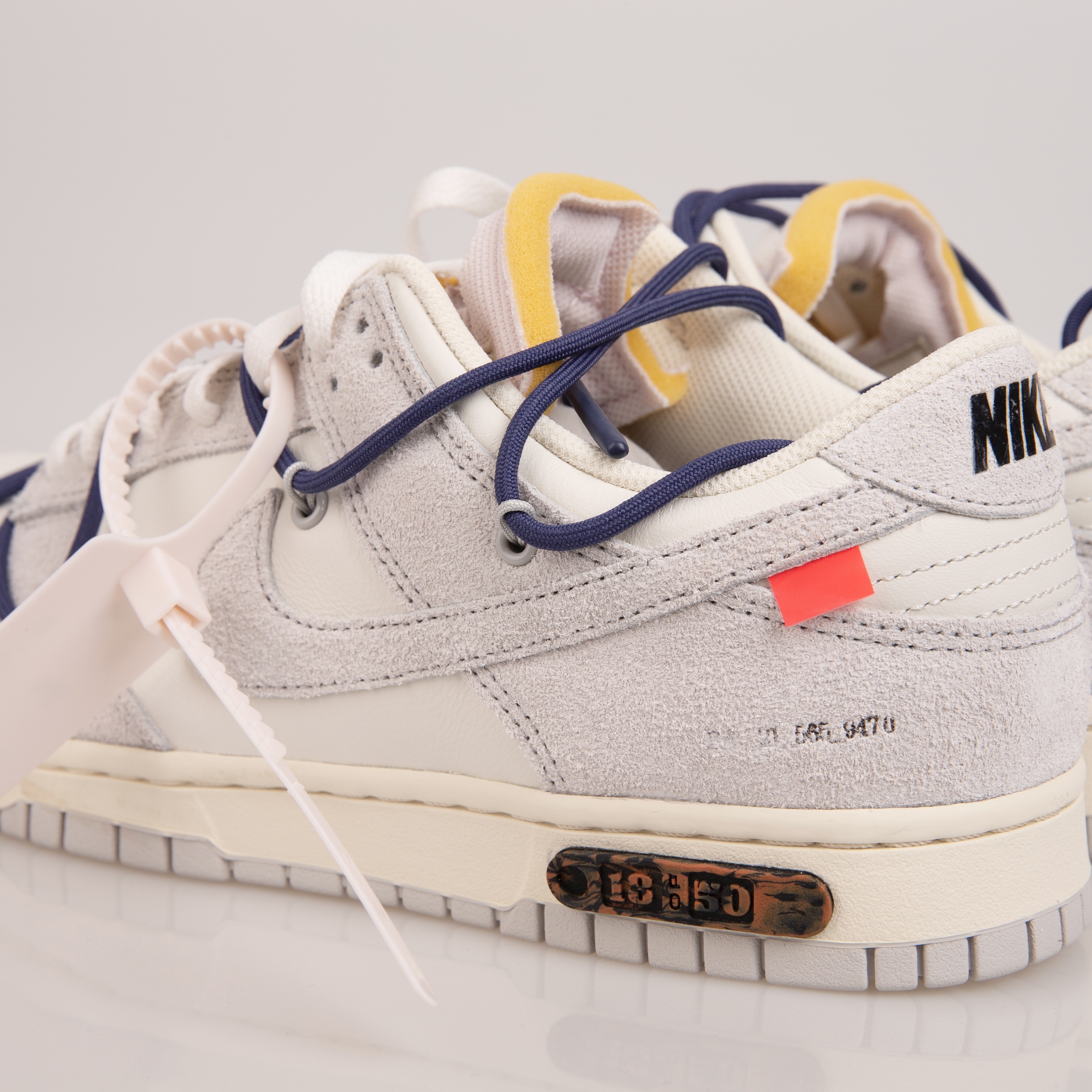 Nike x Off-White Dunk Low The 50 - Lot 18 착용 스타일 - 1