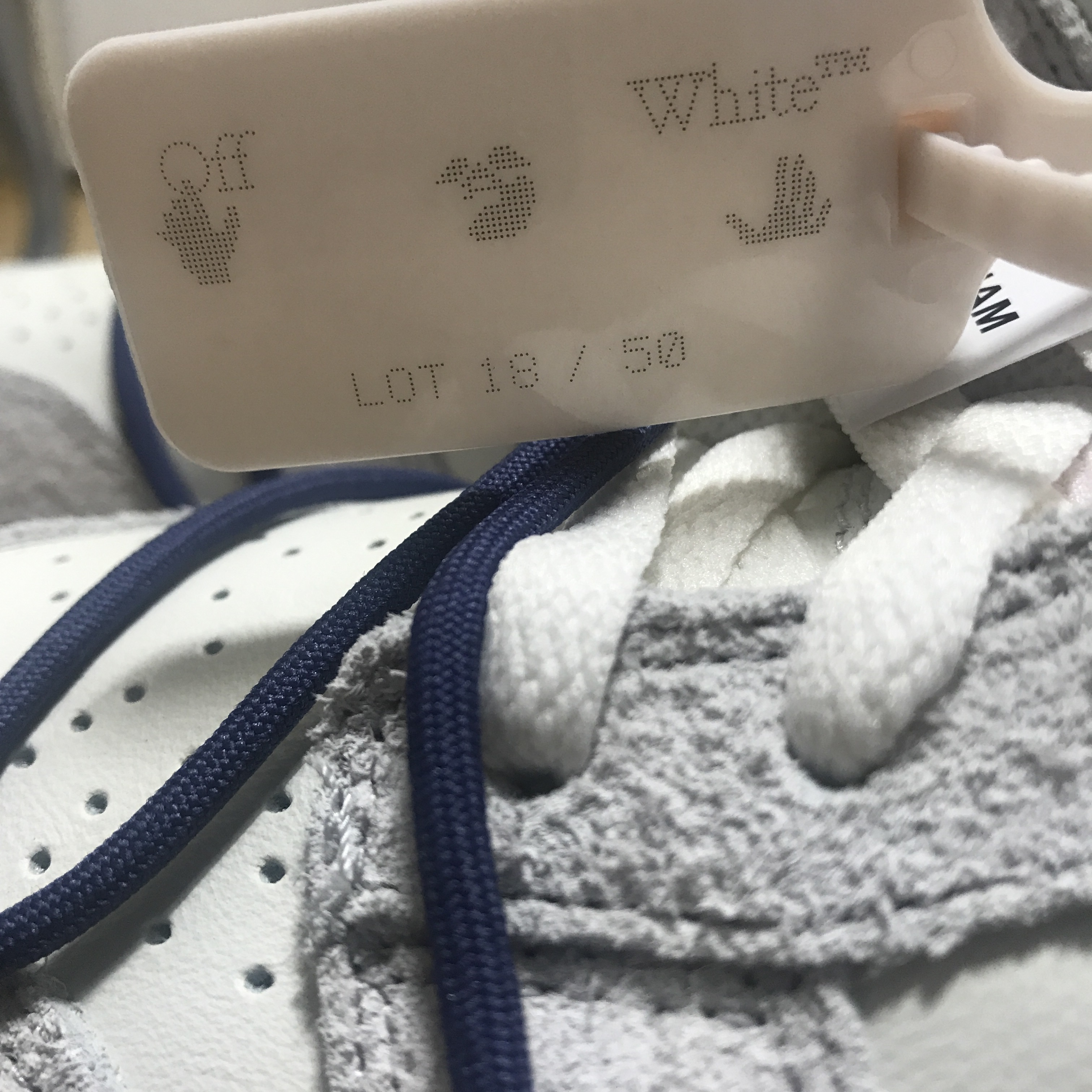 Nike x Off-White Dunk Low The 50 - Lot 18 착용 스타일 - 3