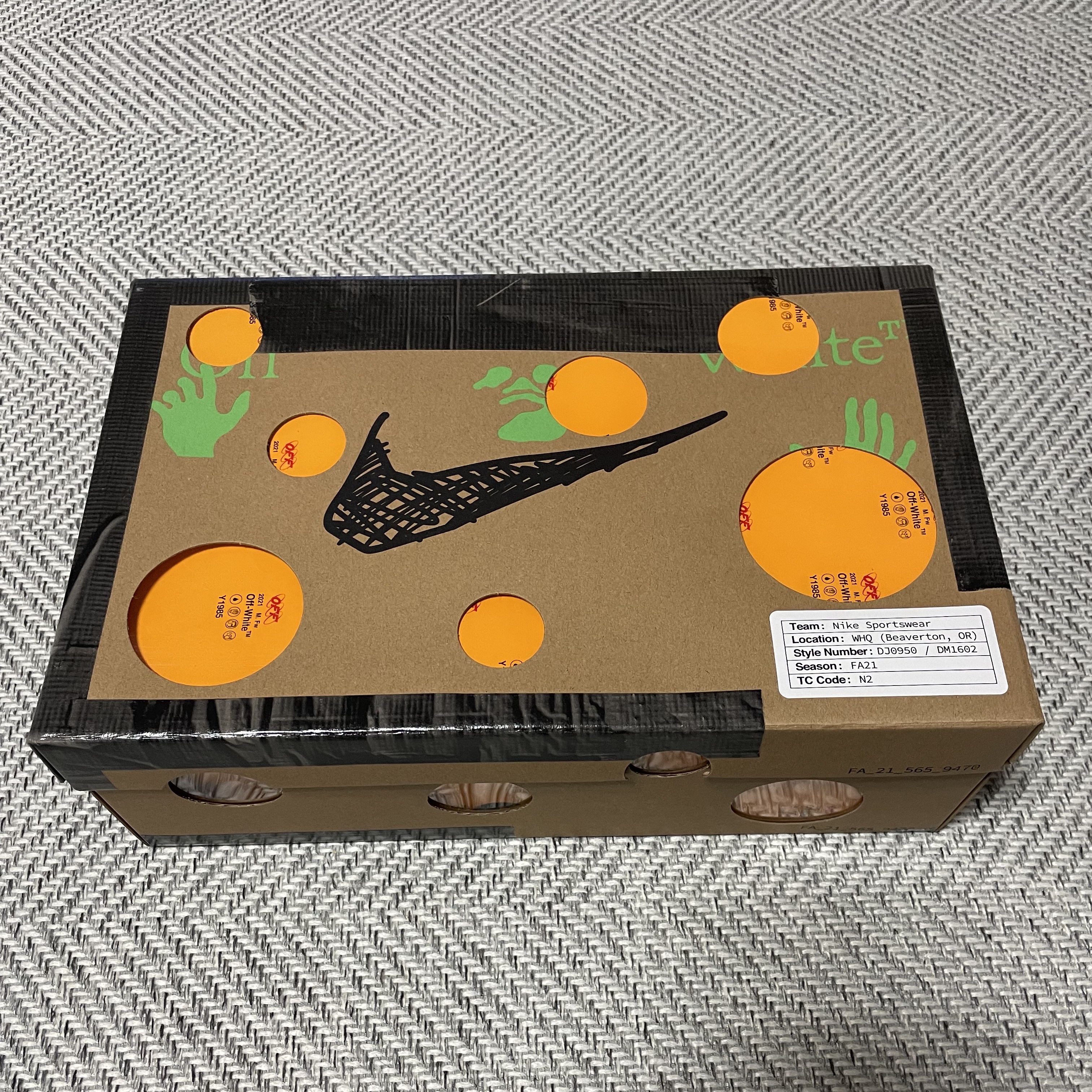 Nike x Off-White Dunk Low The 50 - Lot 18 착용 스타일 - 1