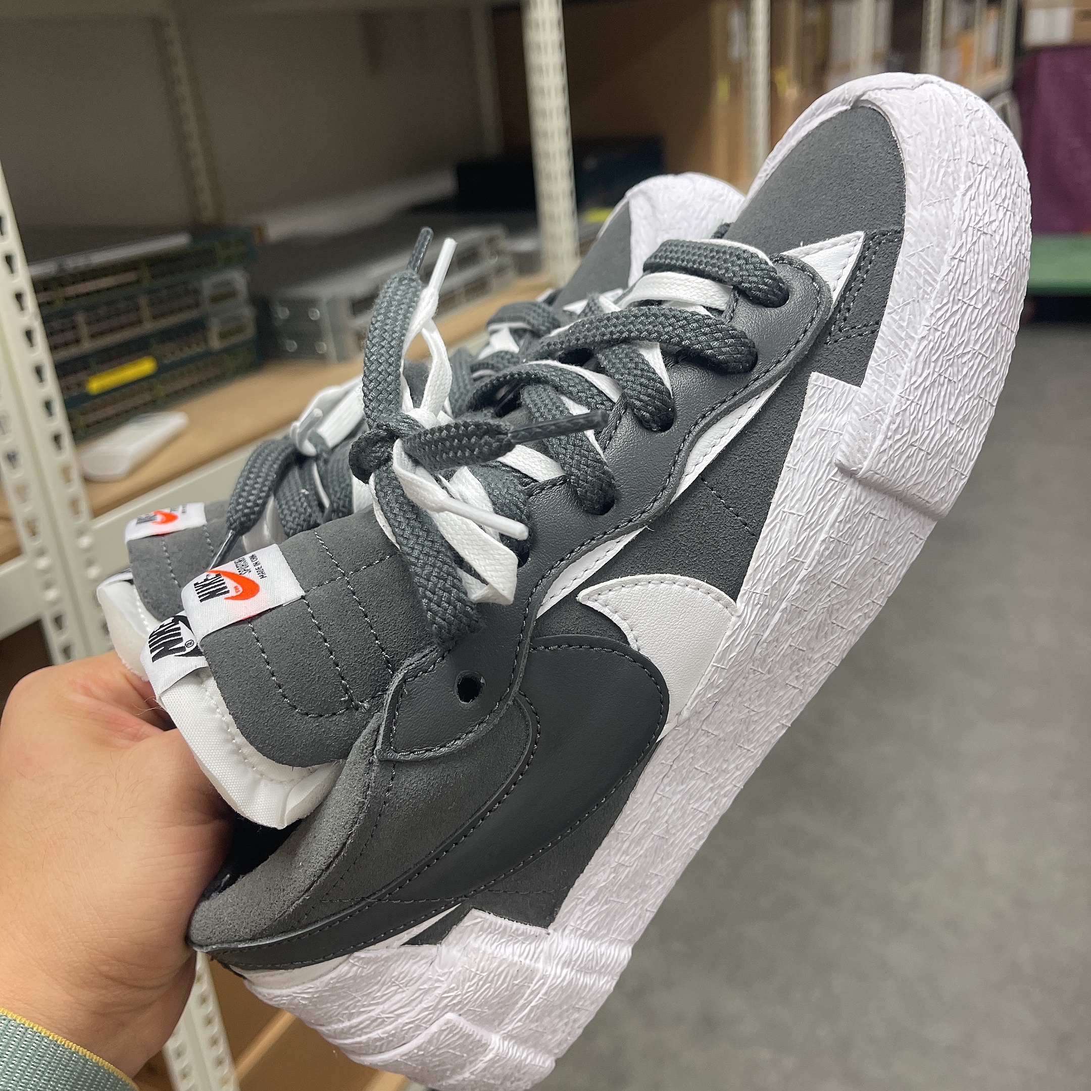 Nike x Ambush Dunk High Flash Lime, Nike x Sacai Blazer Low Iron Grey 착용 스타일 - 2