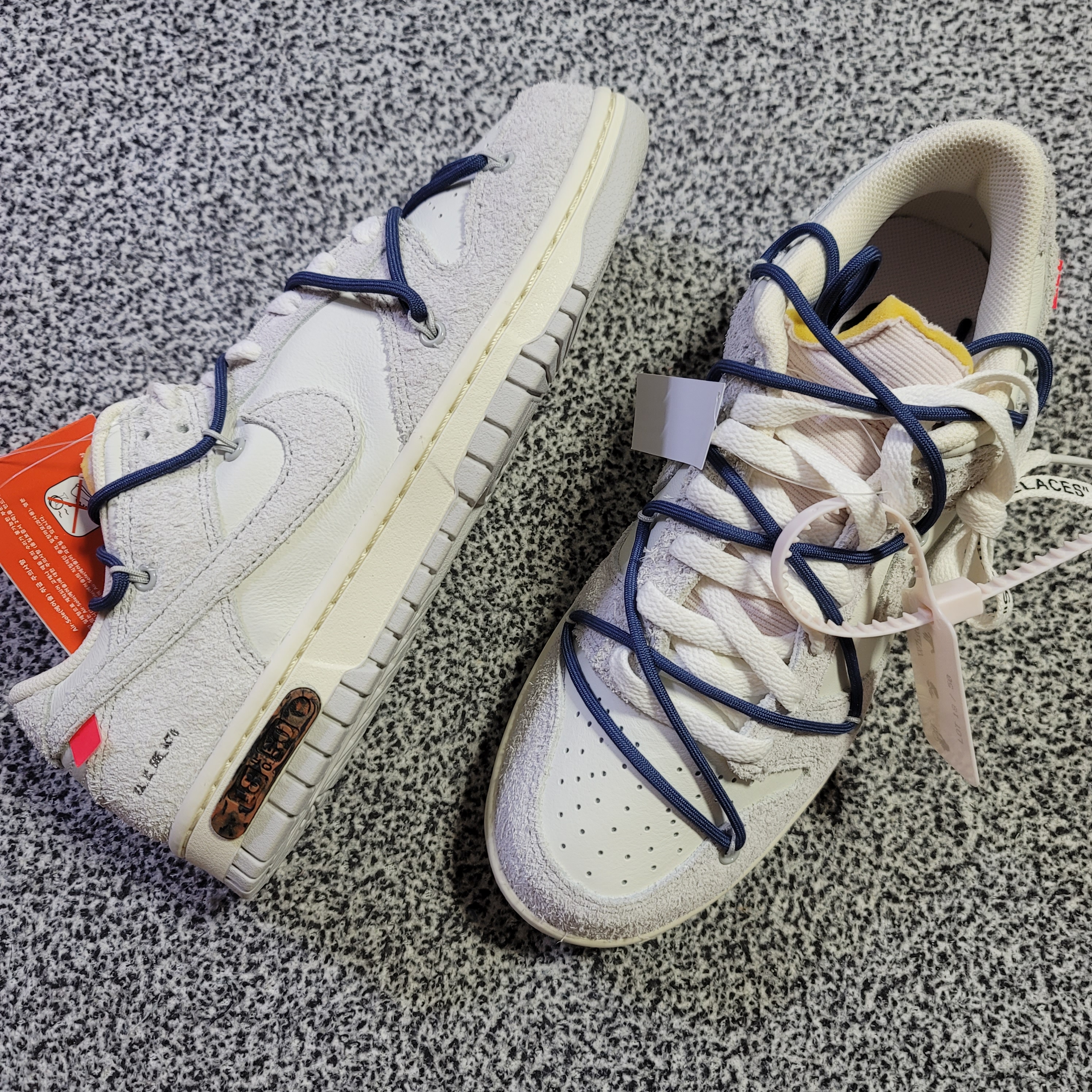 Nike x Off-White Dunk Low The 50 - Lot 18 착용 스타일 - 1