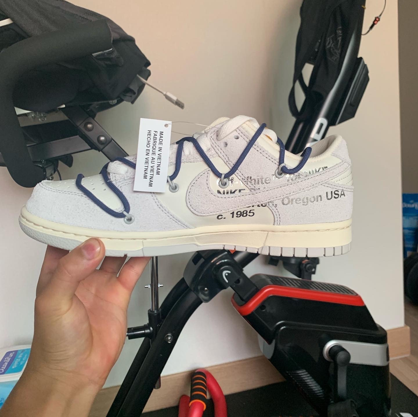 Nike x Off-White Dunk Low The 50 - Lot 18 착용 스타일 - 5
