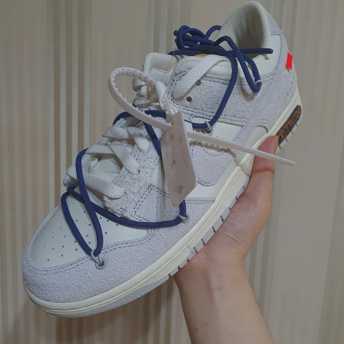 Nike x Off-White Dunk Low The 50 - Lot 18 착용 스타일 - 1